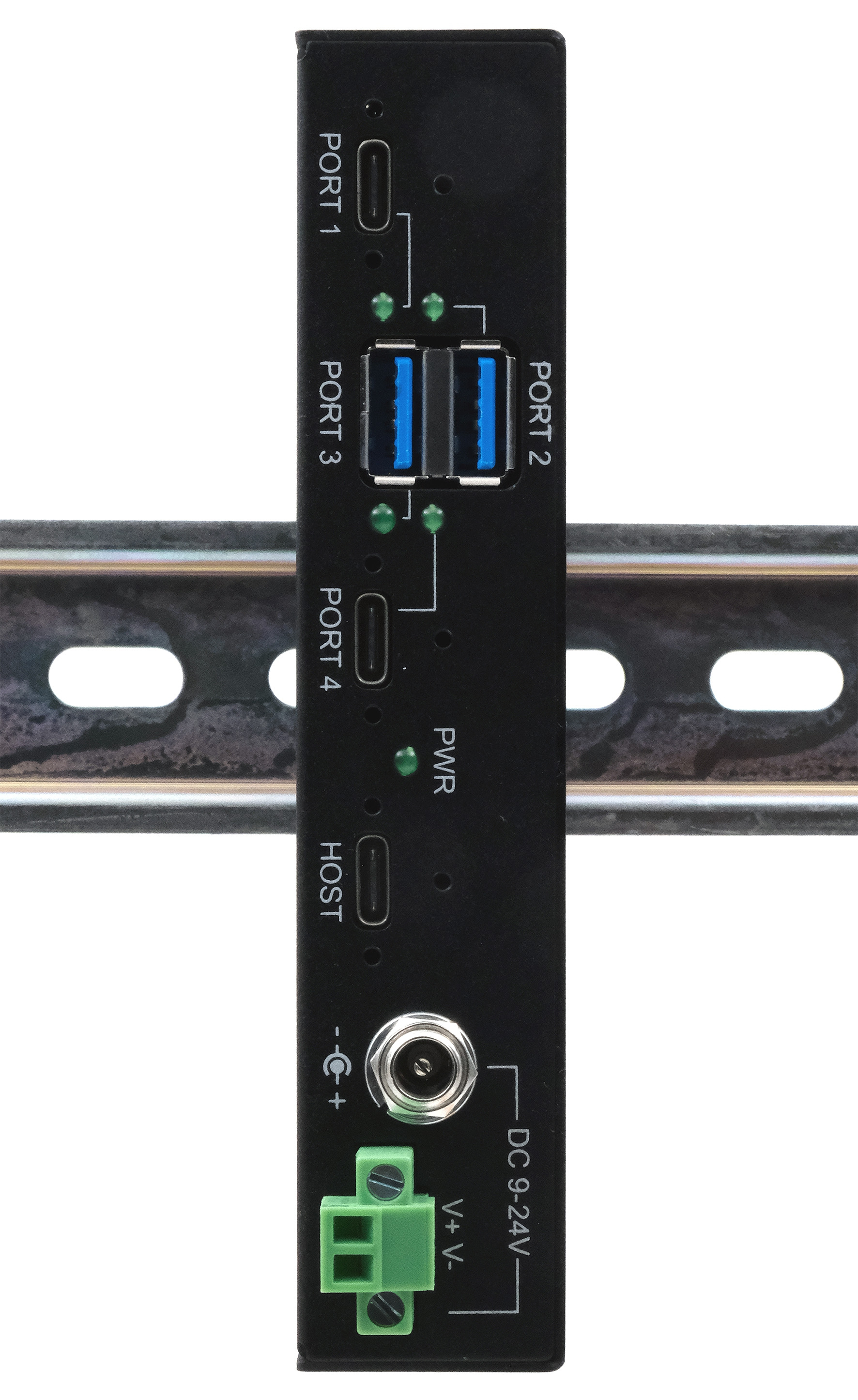 Exsys GmbH 4-Port Metall USB 3.2 Gen 2 mit 2x C- and A-Anschluss Tiveco, Ansicht 2