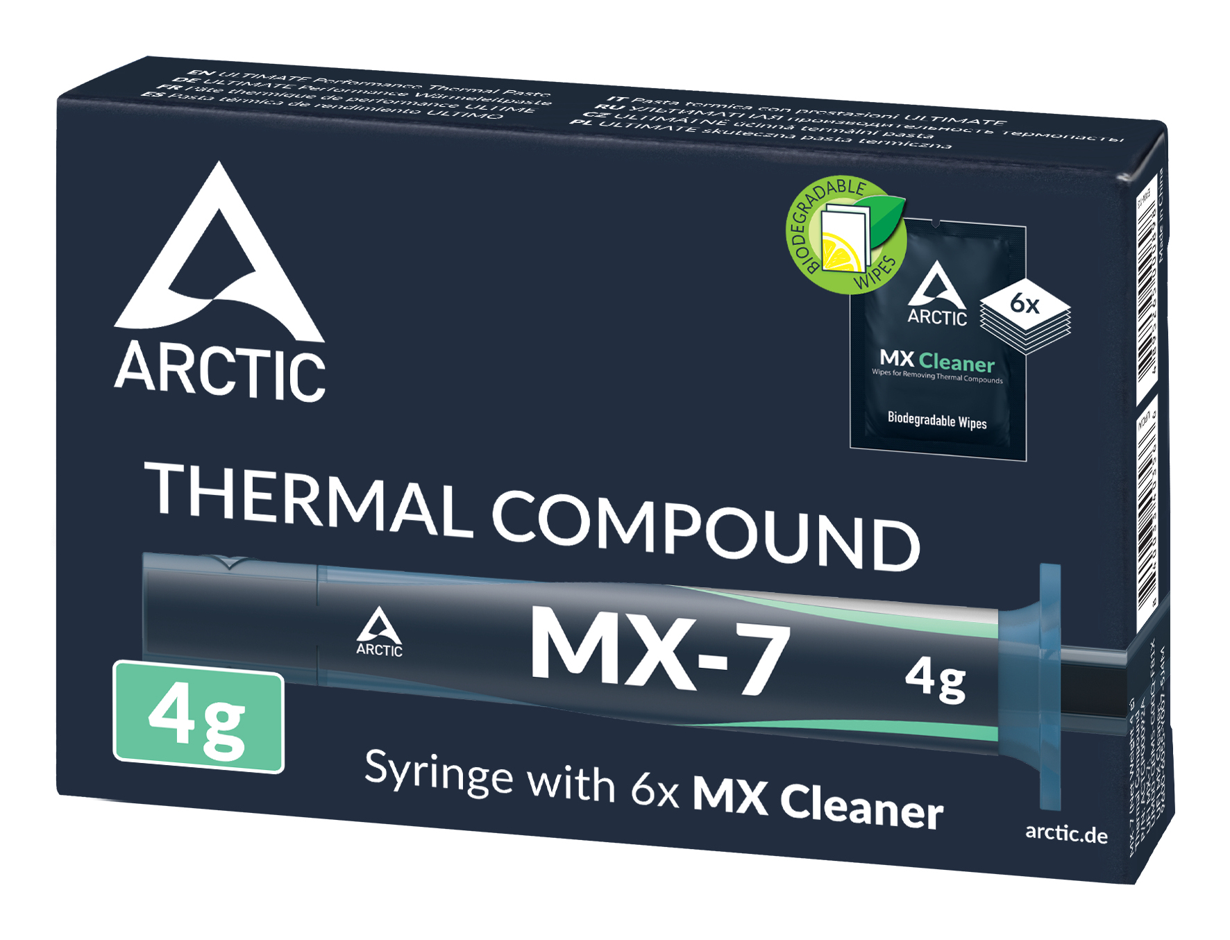 Arctic MX-7 4g mit 6x MX Cleaner| Wärmeleitpaste, Ansicht 2