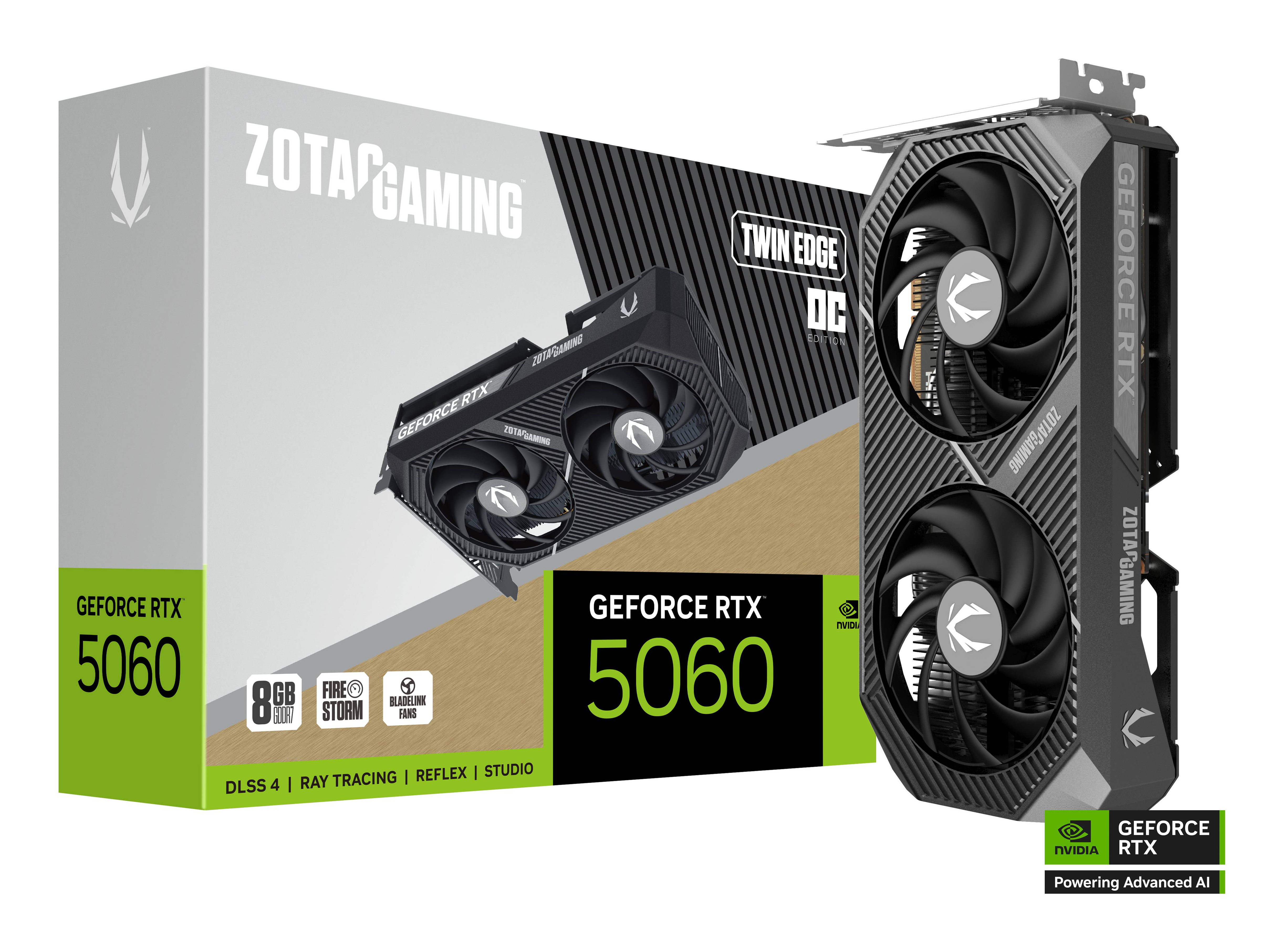 ZOTAC GAMING GeForce RTX 5060 Twin Edge OC - Grafikkarten, Ansicht 2