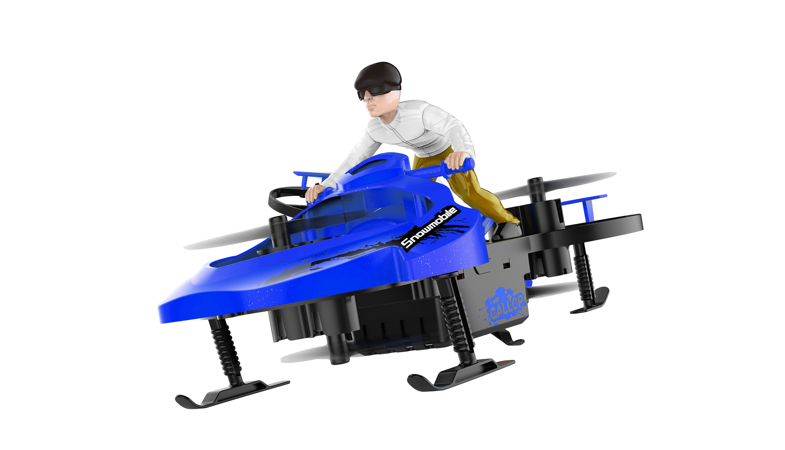 Amewi Air Cycle Drone - 8 Jahr(e) - 150 mAh - Blau/Gelb, Ansicht 2