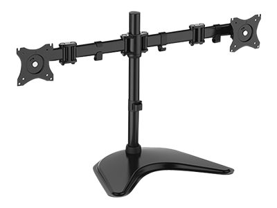 DIGITUS DA-90348 - Aufstellung - für 2 LCD-Displays - Schwarz - Bildschirmgröße: 38.1-68.6 cm (15"-27") - Schreibtisch-Ständer