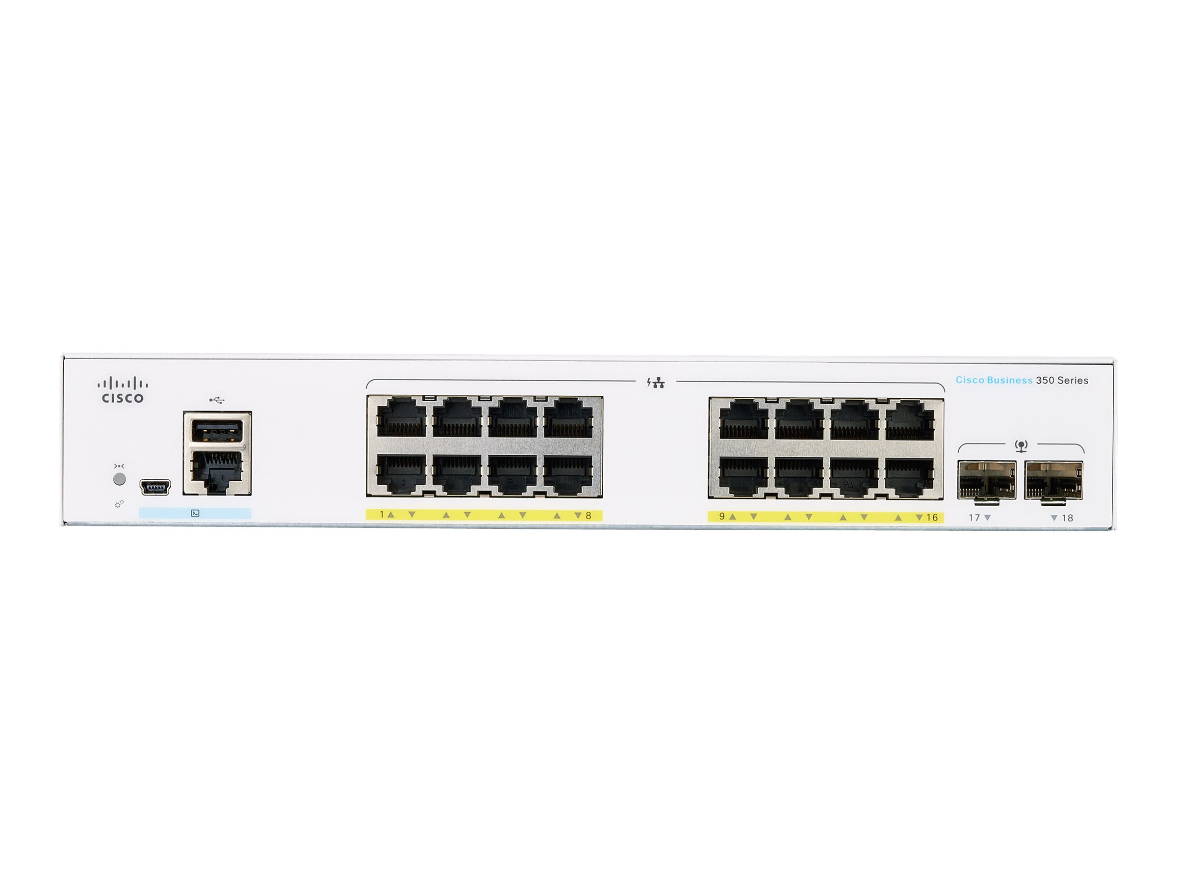 Cisco Business 350 Series CBS350-16P-2G - Switch - L3 - managed - 16 x 101001000 (PoE+)