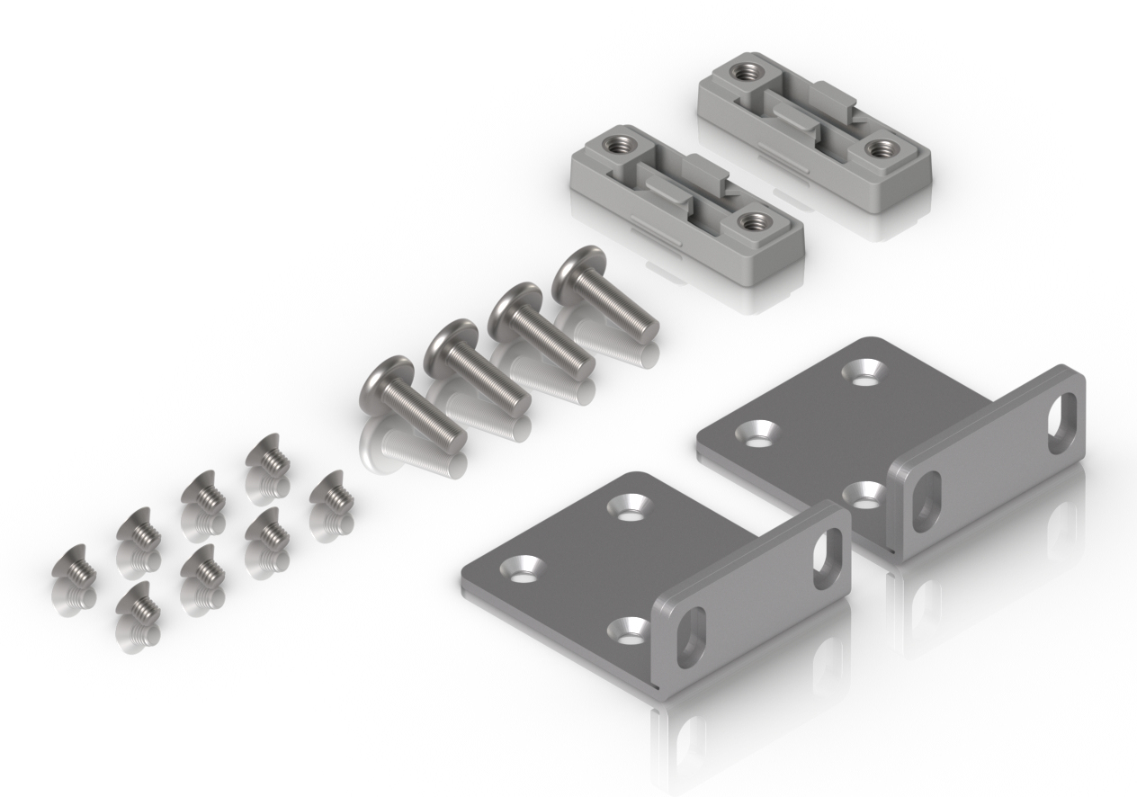 Ubiquiti Rack - Montageösen - kit - 1U, Ansicht 2
