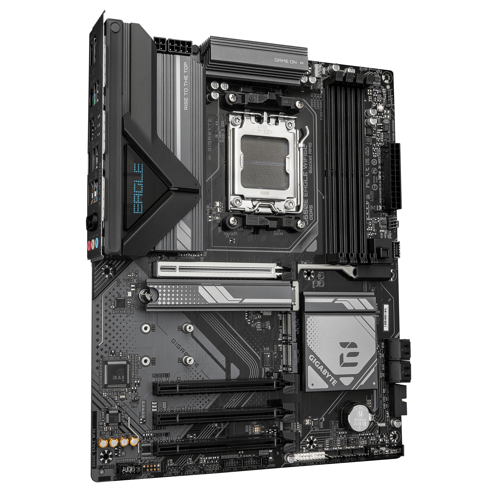 Gigabyte B650E EAGLE WIFI6E Mainboard - AMD Ryzen 9000 Series CPUs, 8+2+2 Phasen..., Ansicht 3