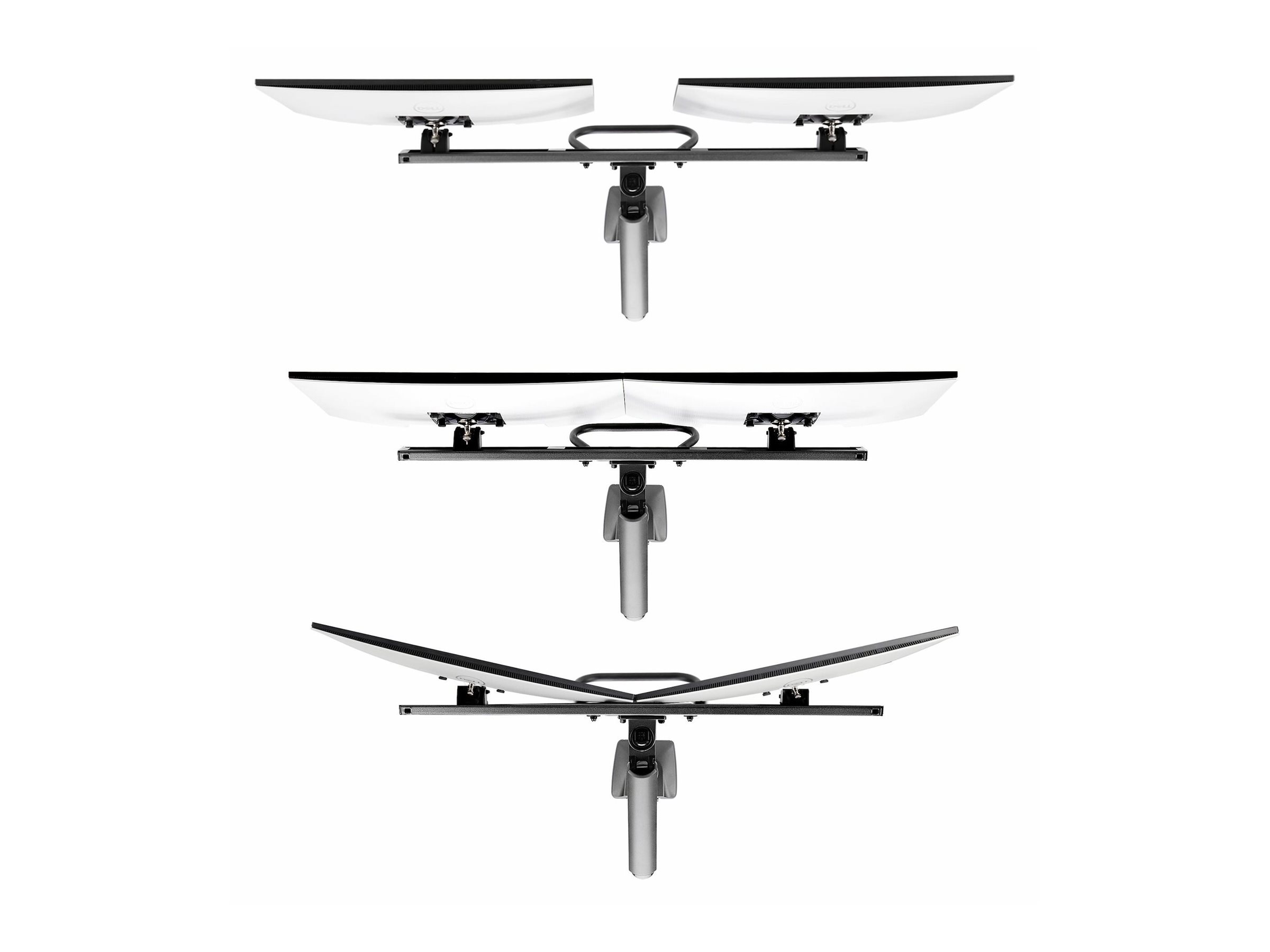 StarTech.com Desk Mount Dual Monitor Arm w/ Crossbar, Up To 27 Displays - Befestigungskit - für 2 LCD-Displays, Ansicht 2