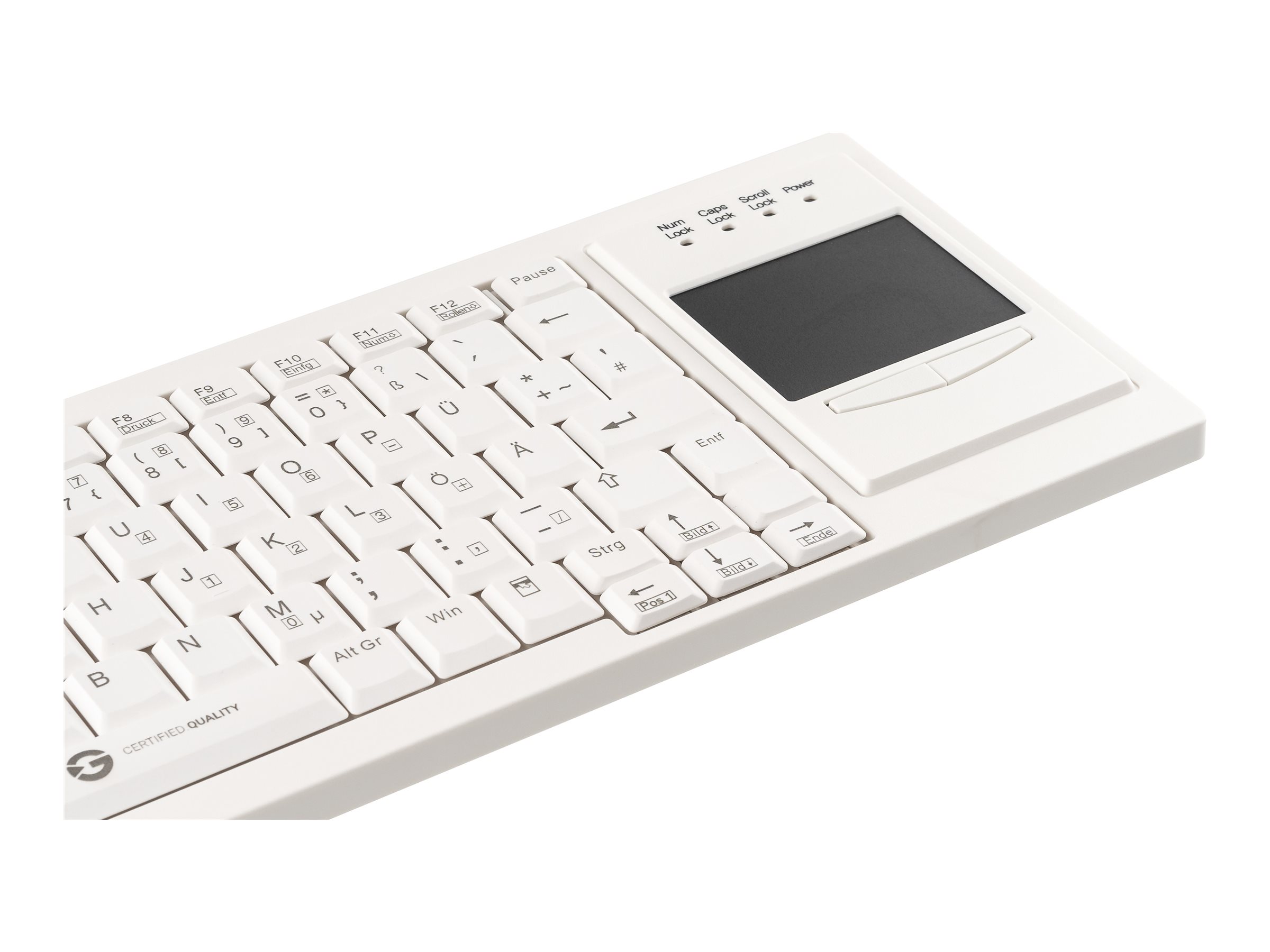 GETT CleanType Xtra Touch WL - Tastatur - 75% - compact TKL - TL: Deutsch, QWERTZ, Ansicht 4