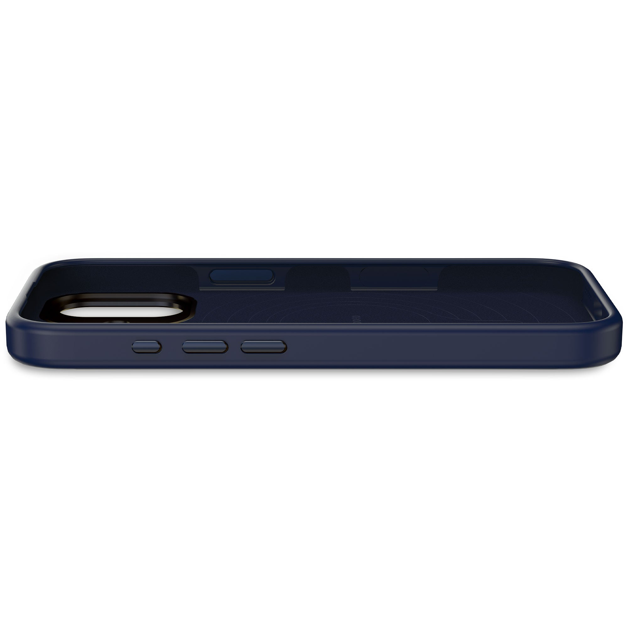 Decoded AntiMicrobial Silicone Backcover iPhone 17 True Navy, Ansicht 4