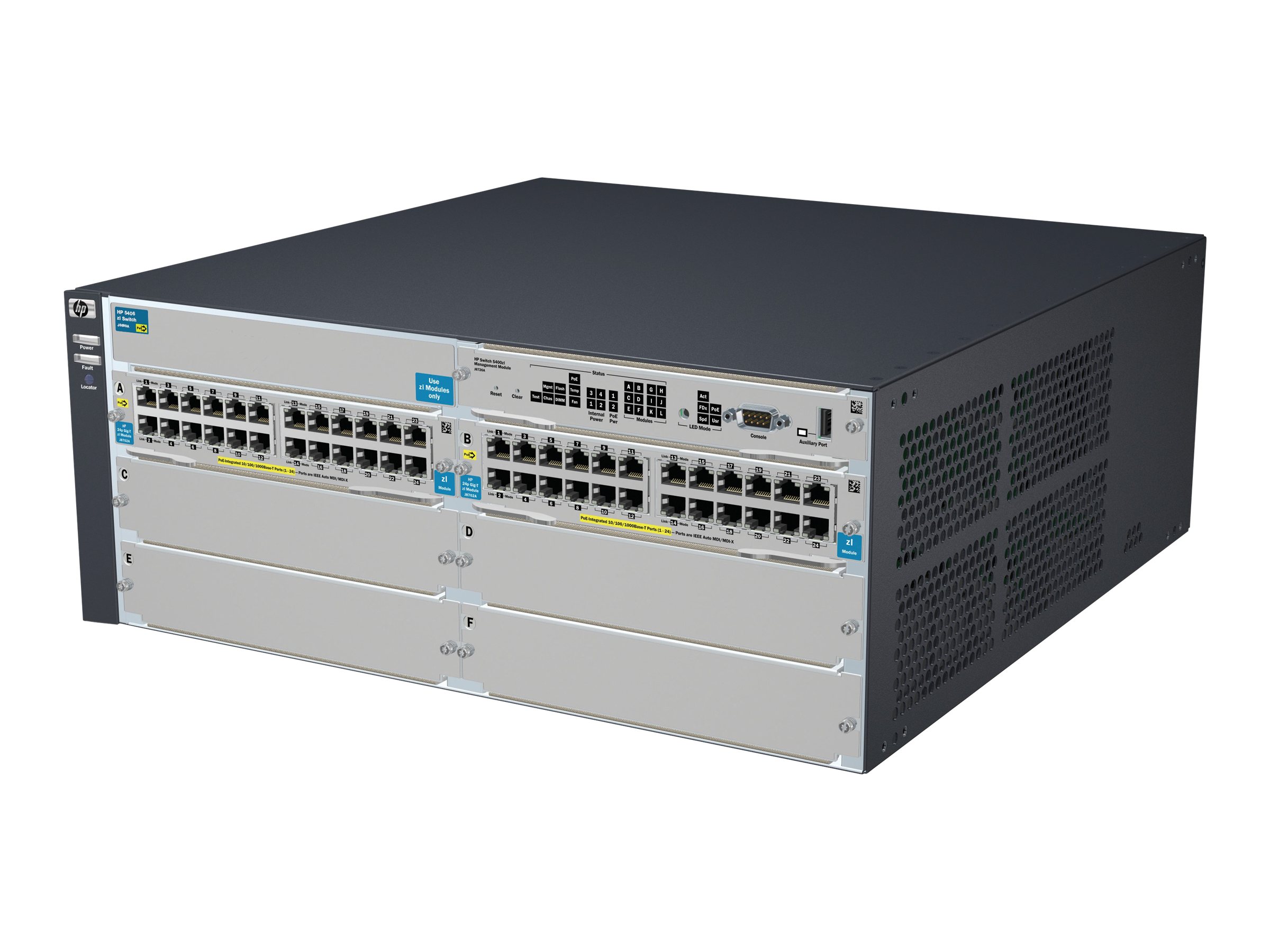HP 5412 zl Switch Chassis (J8698A) - REFURB