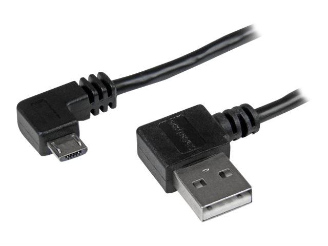 StarTech.com StarTech Micro USB Kabel mit rechts gewinkelten Anschlüssen - Stecker/Stecker - 1m - USB A zu Micro B Anschlusskabel - USB-Kabel - Micro-USB Typ B (M)