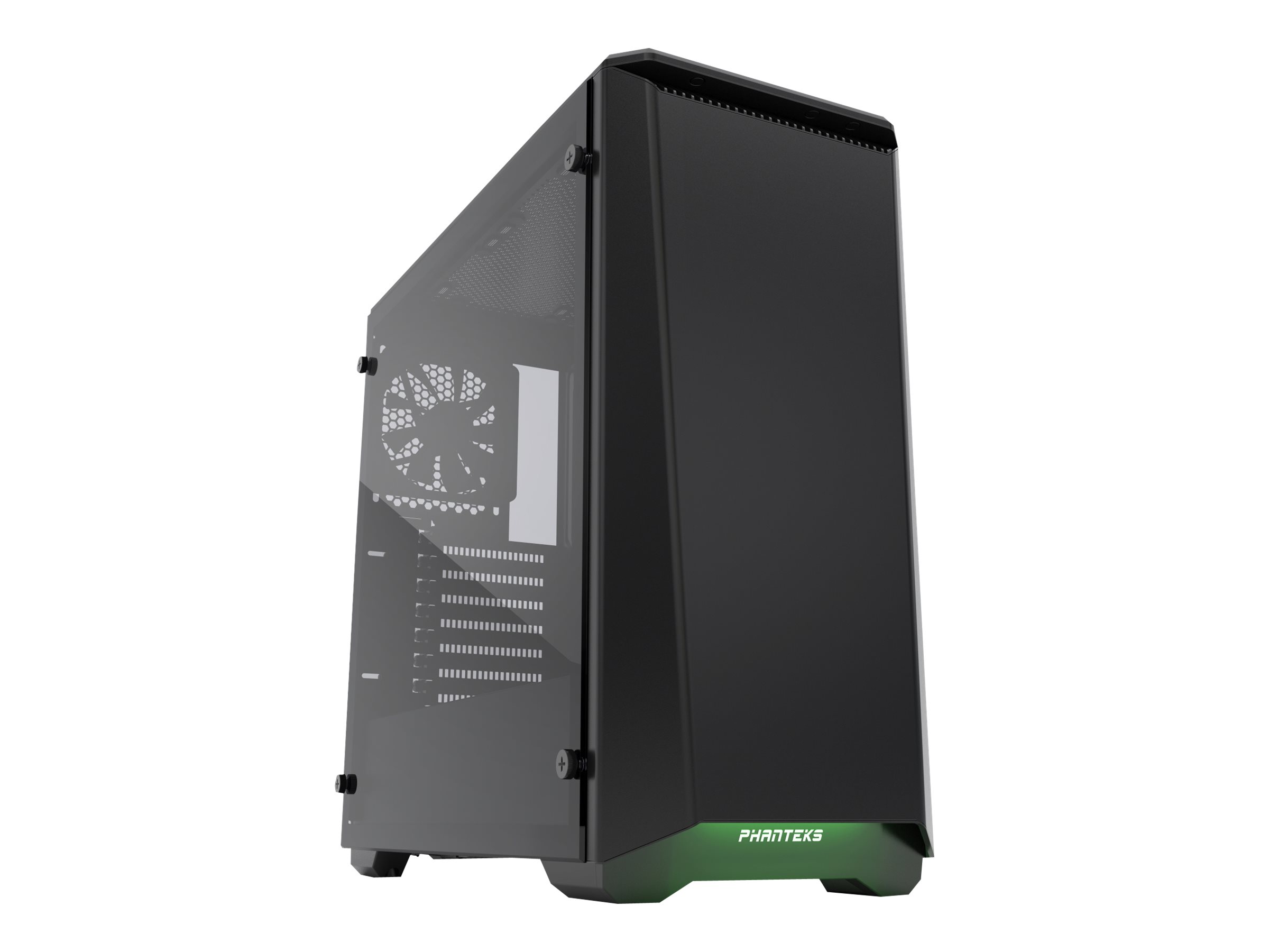 Phanteks Eclipse P400 Tempered Glass - Tower - E-ATX - Seitenteil mit Fenster (gehärtetes Glas), Ansicht 2