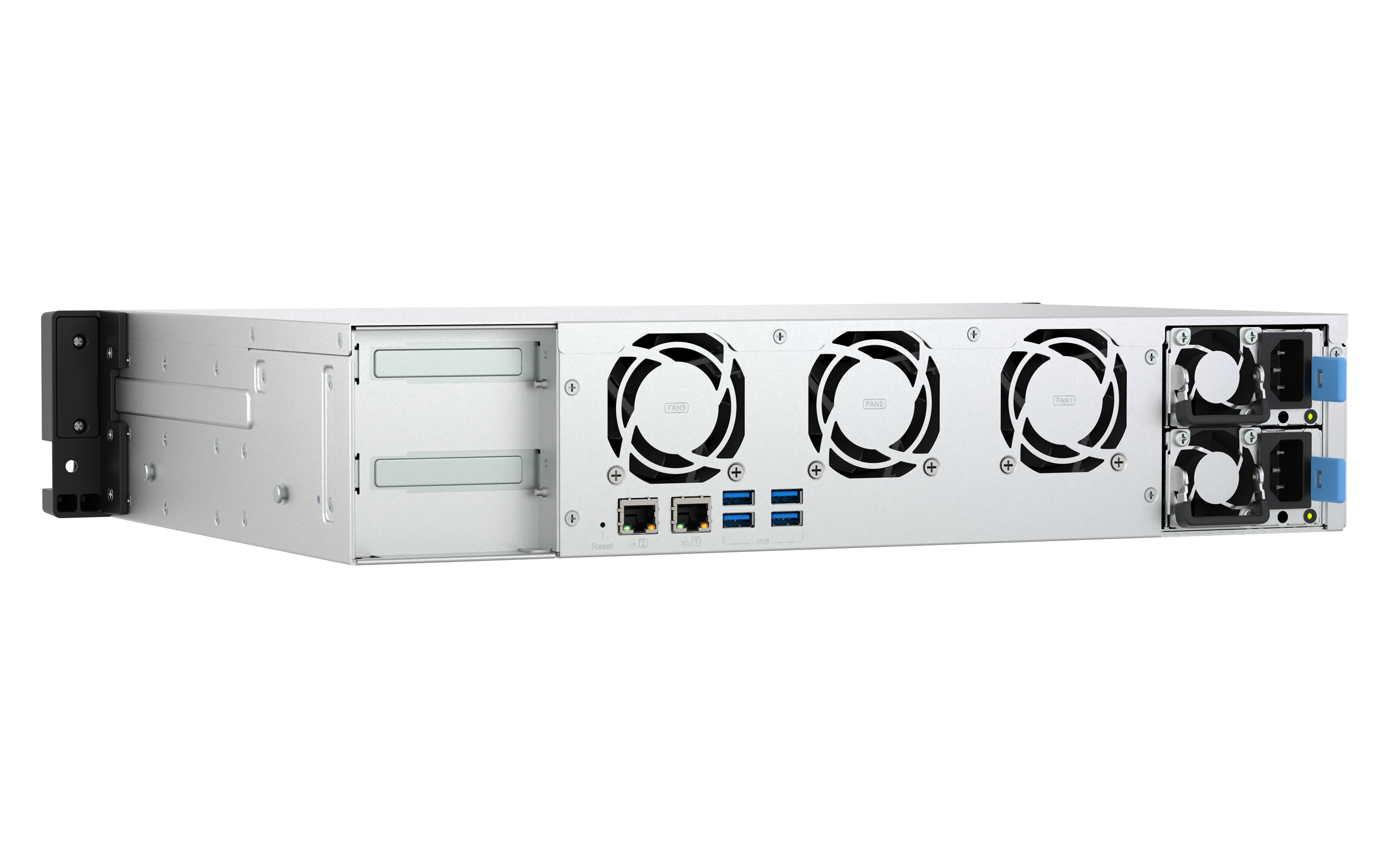 QNAP TS-855eU-RP - NAS-Server - 8 Schächte - Rack, Ansicht 3