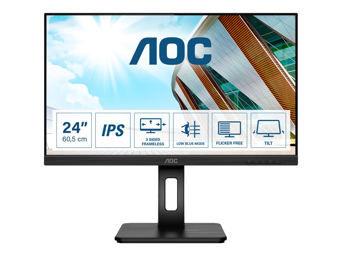 AOC 60.5cm 23.8" 24P2Q 16 09 DVI+HDMI+DP+USB (24P2Q)
