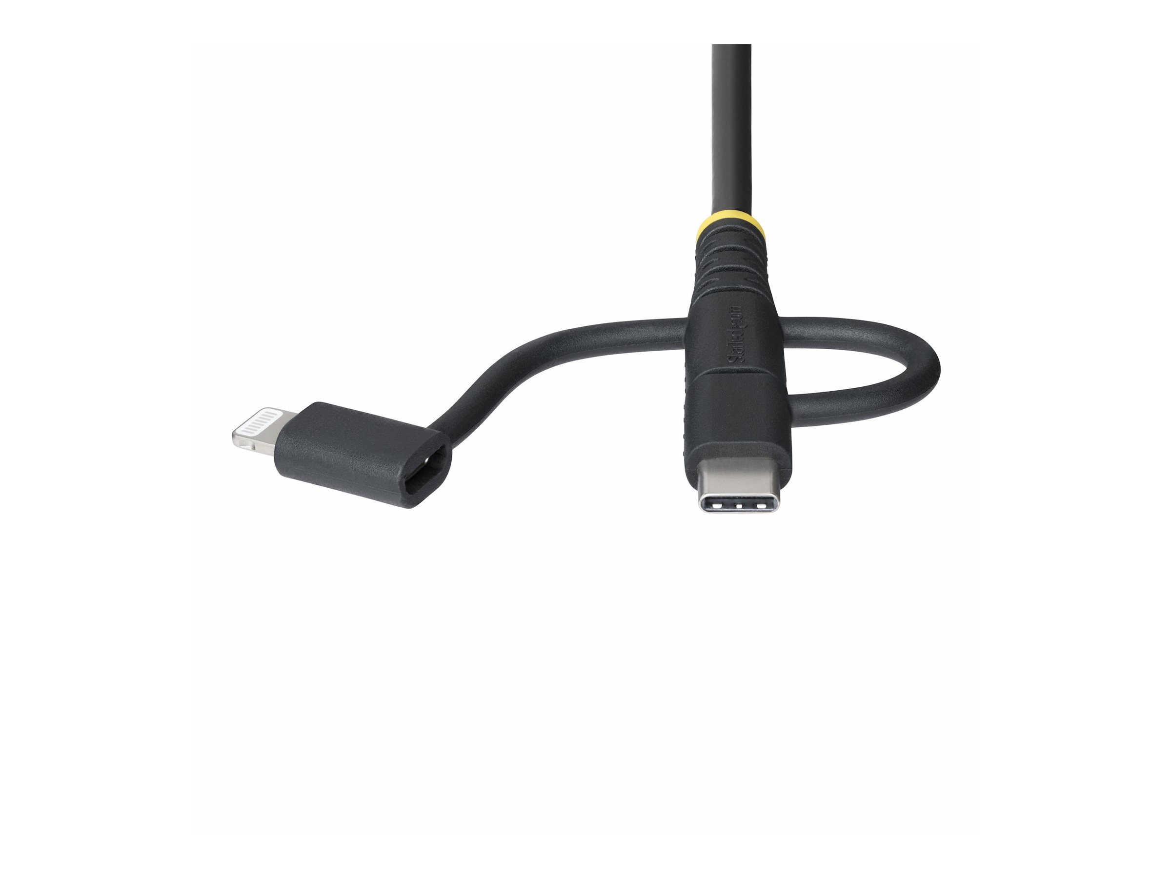 StarTech.com 3.3ft USB Multi Charging Cable, Lightning/Micro-USB/Type-C, Ansicht 4