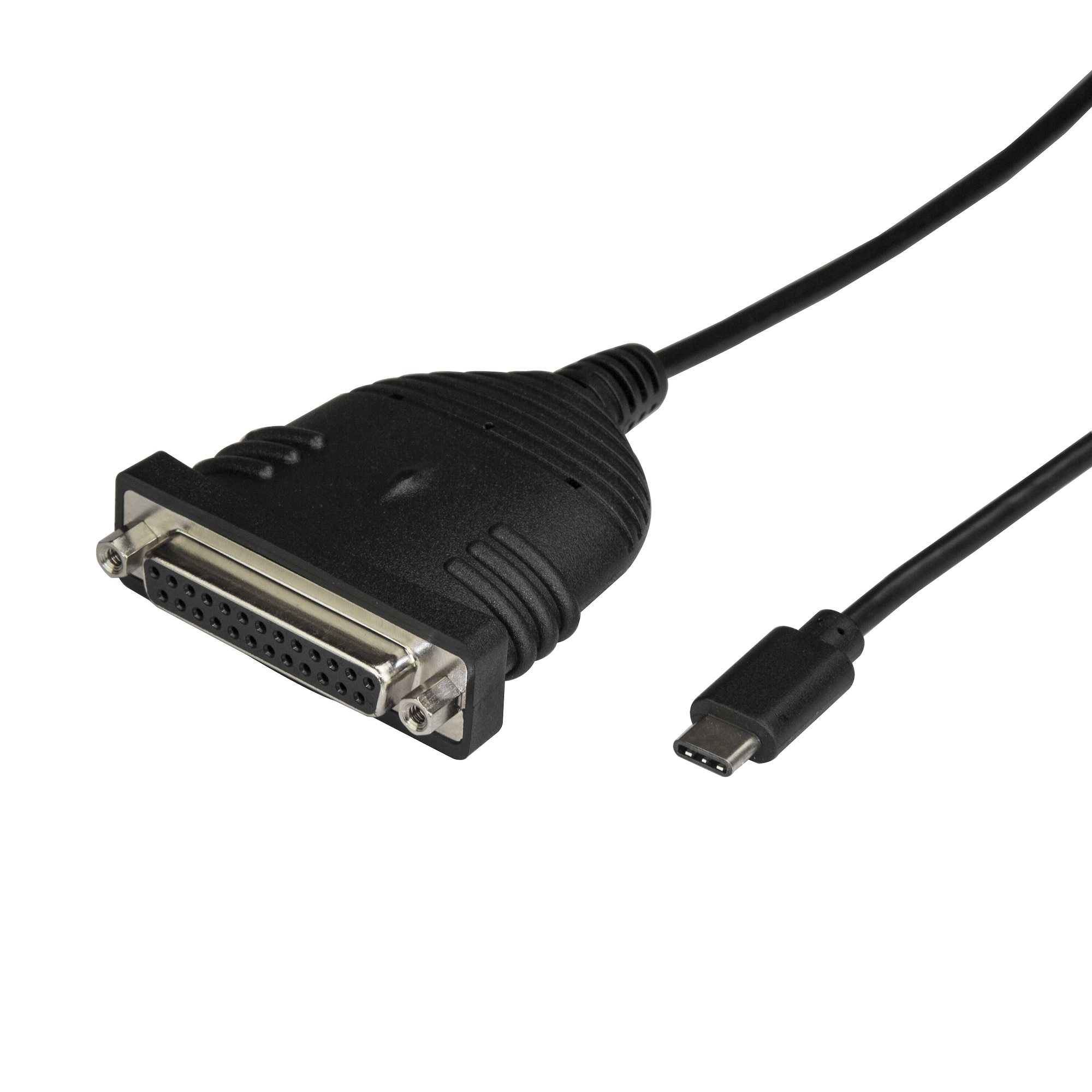 StarTech.com USB-C auf Parallel Druckerkabel - USB zu DB25 - Druckerkabel Adapter - USB C Druckerkabel - Bus Powered, Ansicht 3