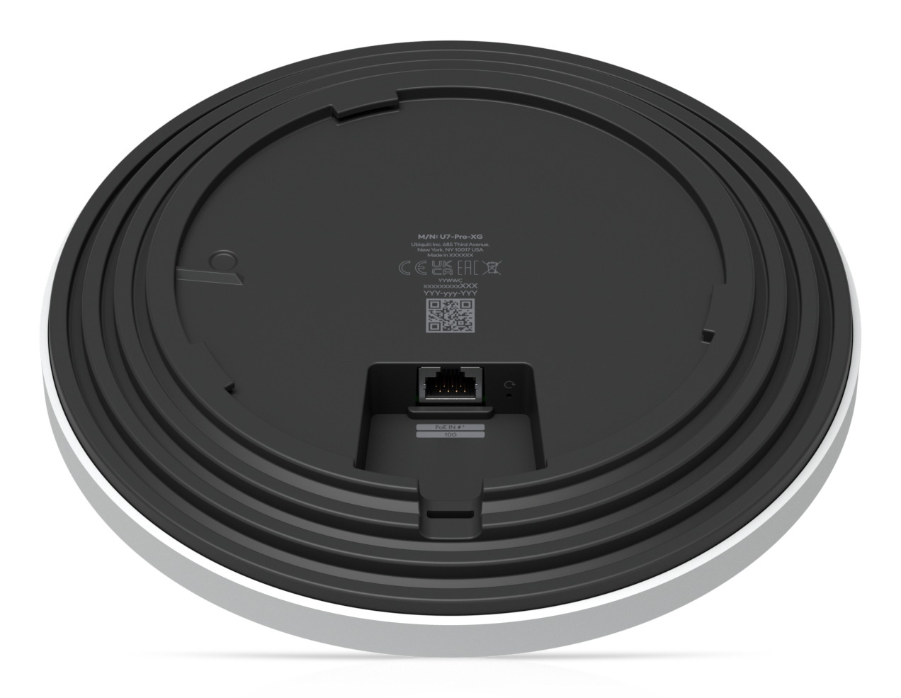 Ubiquiti UniFi U7 Pro XG - Accesspoint - 2.5GbE, 5GbE, 10GbE, Wi-Fi 7, Ansicht 4