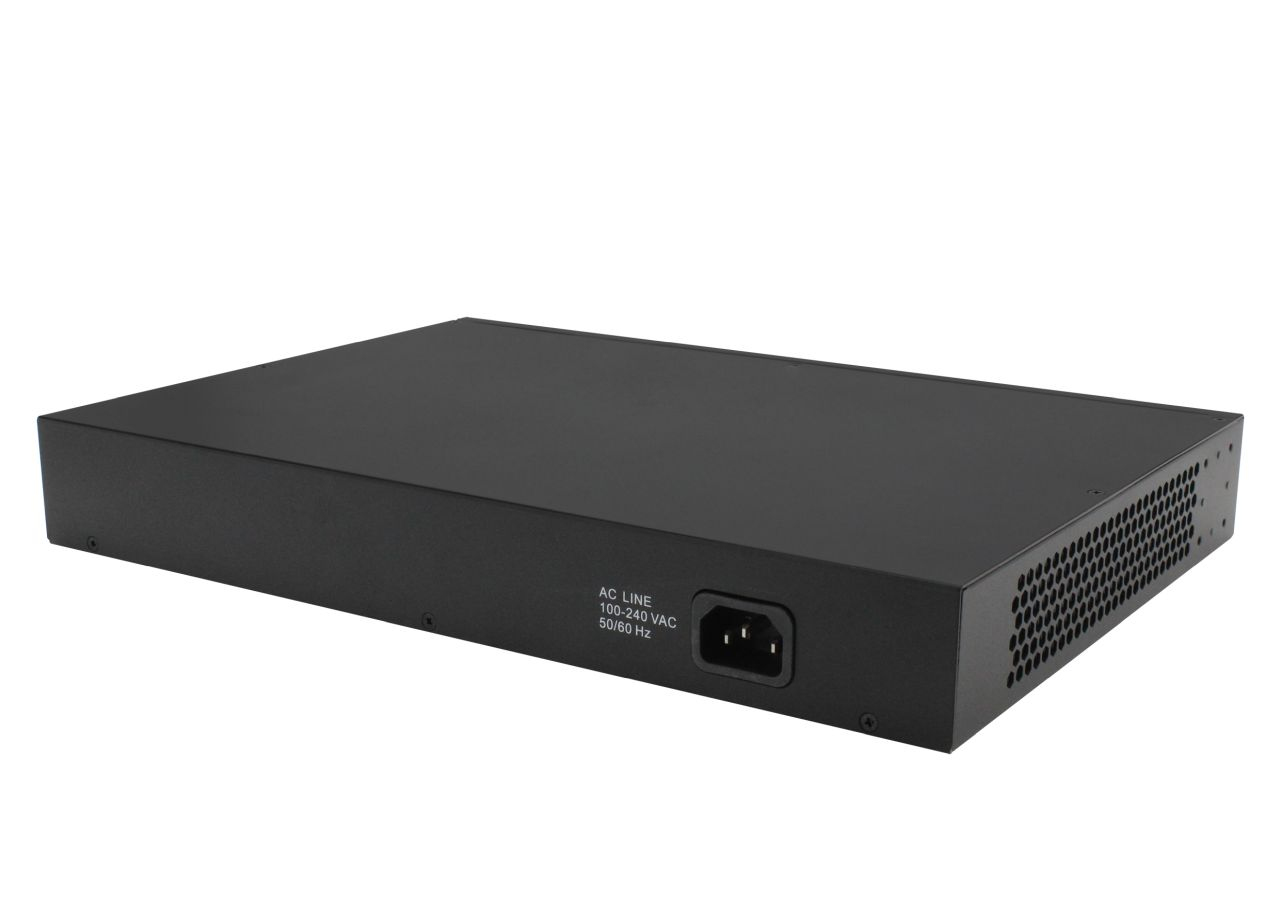 ALLNET Switch smart managed Layer2• 18x GbE• PoE Budget 240W• 16x at - Switch - 1 Gbps, Ansicht 2