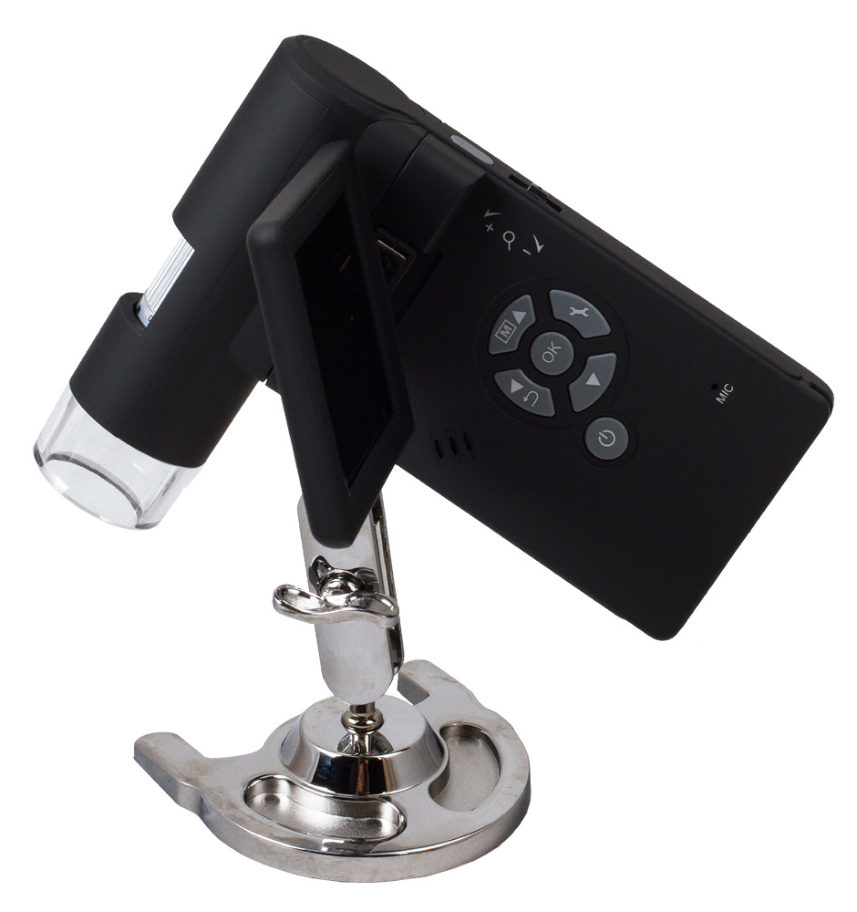 Levenhuk DTX 500 - Digitales Mikroskop - Schwarz - LCD - 7,62 cm (3") - MicroSD (TransFlash) - 500x, Ansicht 2