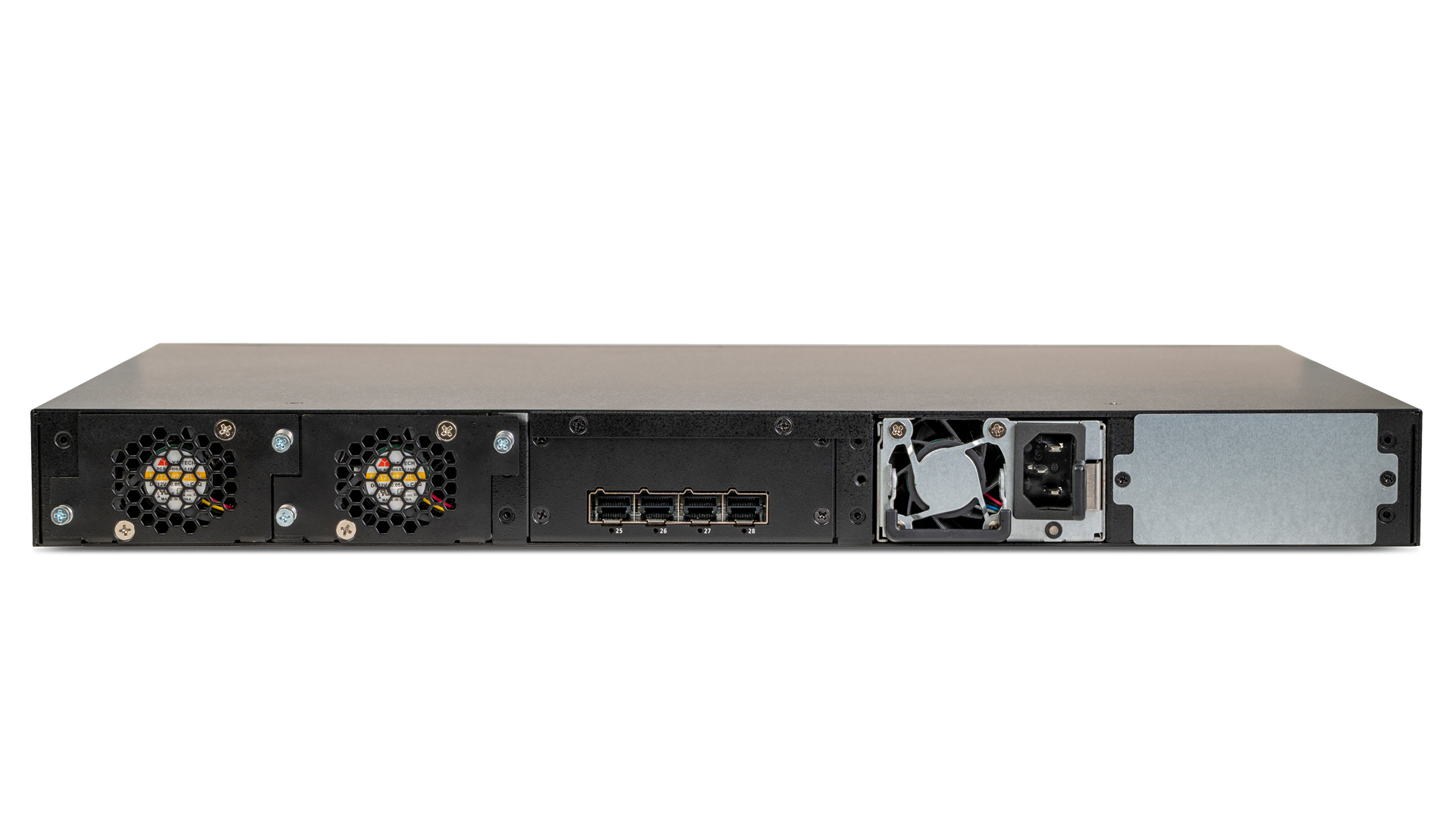 Lancom XS-6128QF - Switch - L3 - managed - 16 x 10 Gigabit SFP+ + 4 x combo 10 Gigabit SFP+/RJ-45 + 4 x Combo 25 Gigabit, Ansicht 3