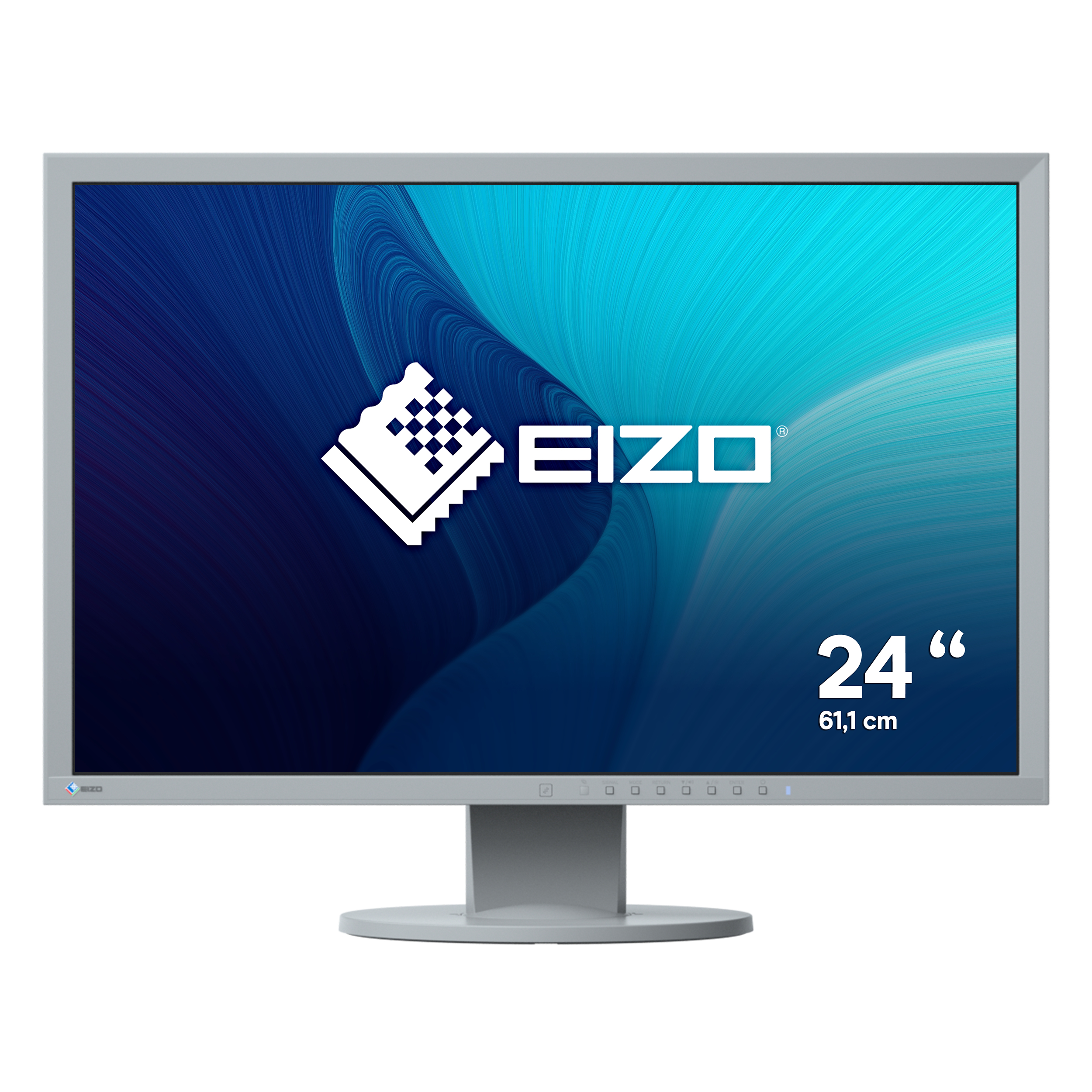 EIZO FlexScan EV2430-GY, 61,2 cm (24.1&quot;), 1920 x 1200 Pixel, WUXGA, LED, 14 ms, Grau