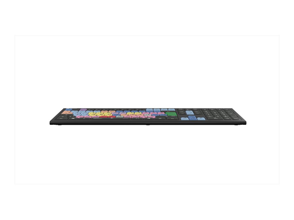 Logickeyboard LKB-MCOM4-A2PC-DE - Kabelgebunden - USB - Scherenschalter - LED - Schwarz - TL: Deutsch, QWERTZ, Ansicht 4