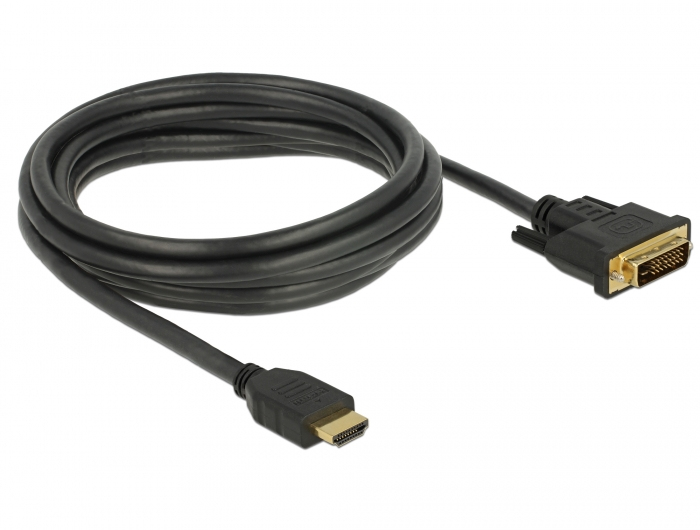 Delock Adapterkabel - DVI-D männlich zu HDMI männlich, Ansicht 2