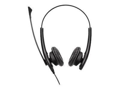 Jabra BIZ 1100 Duo - Headset - On-Ear - kabelgebunden - 3,5 mm Stecker - Schwarz