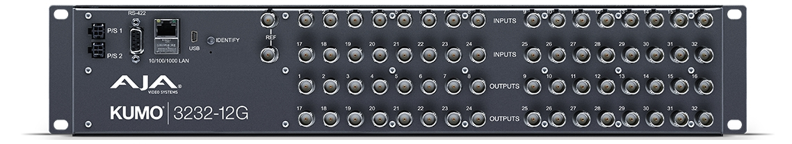 AJA KUMO 3232-12G - BNC - Grau - 405 m - 12 Gbit/s - 100 - 240 V - 50/60 Hz, Ansicht 3