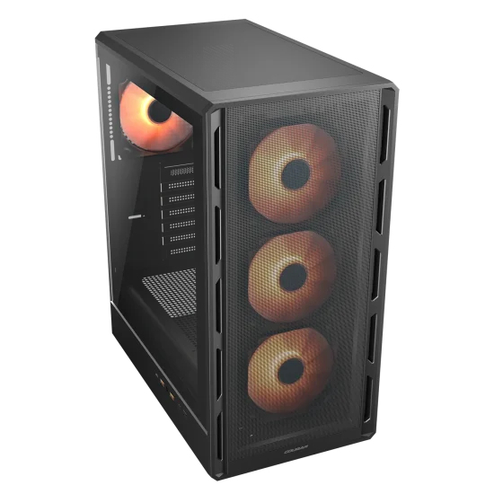 Cougar Gehäuse Midi-Tower Airface Pure PRO ARGB Schwarz - Midi/Minitower - ATX, Ansicht 3