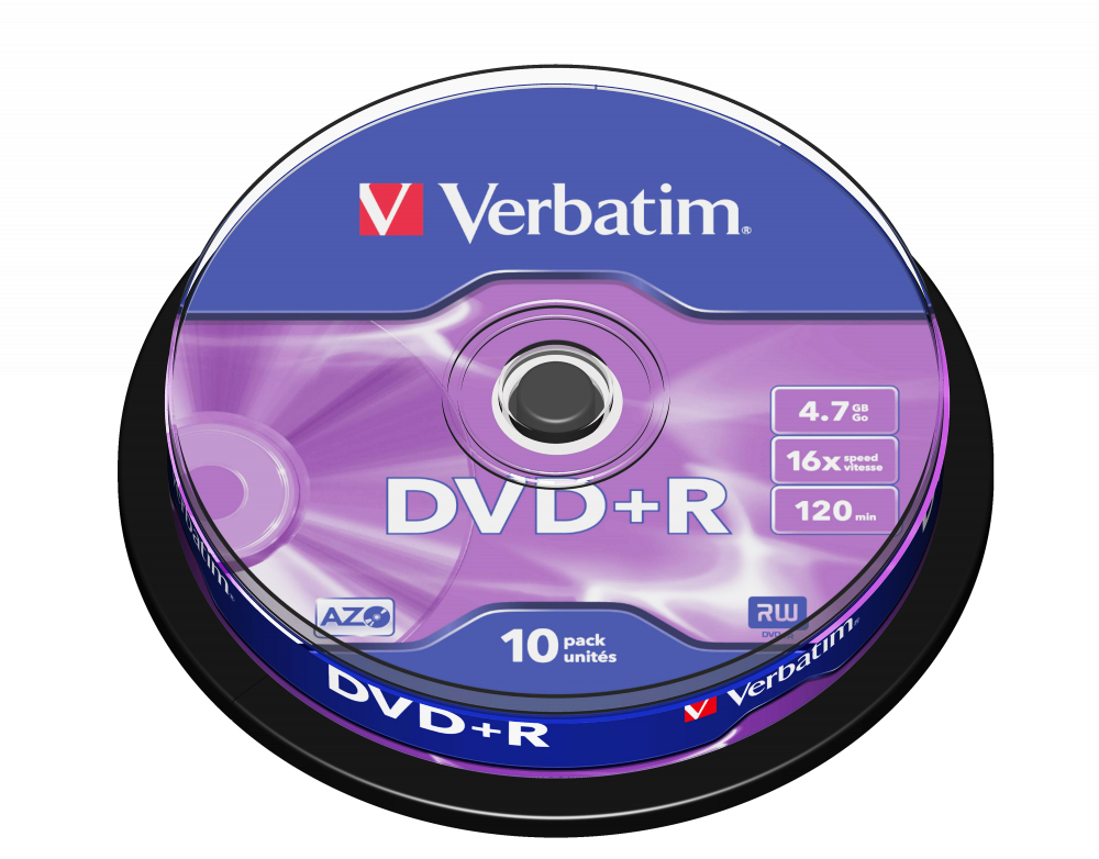 Verbatim DataLifePlus - 10 x DVD+R - 4.7 GB 16x, Ansicht 2