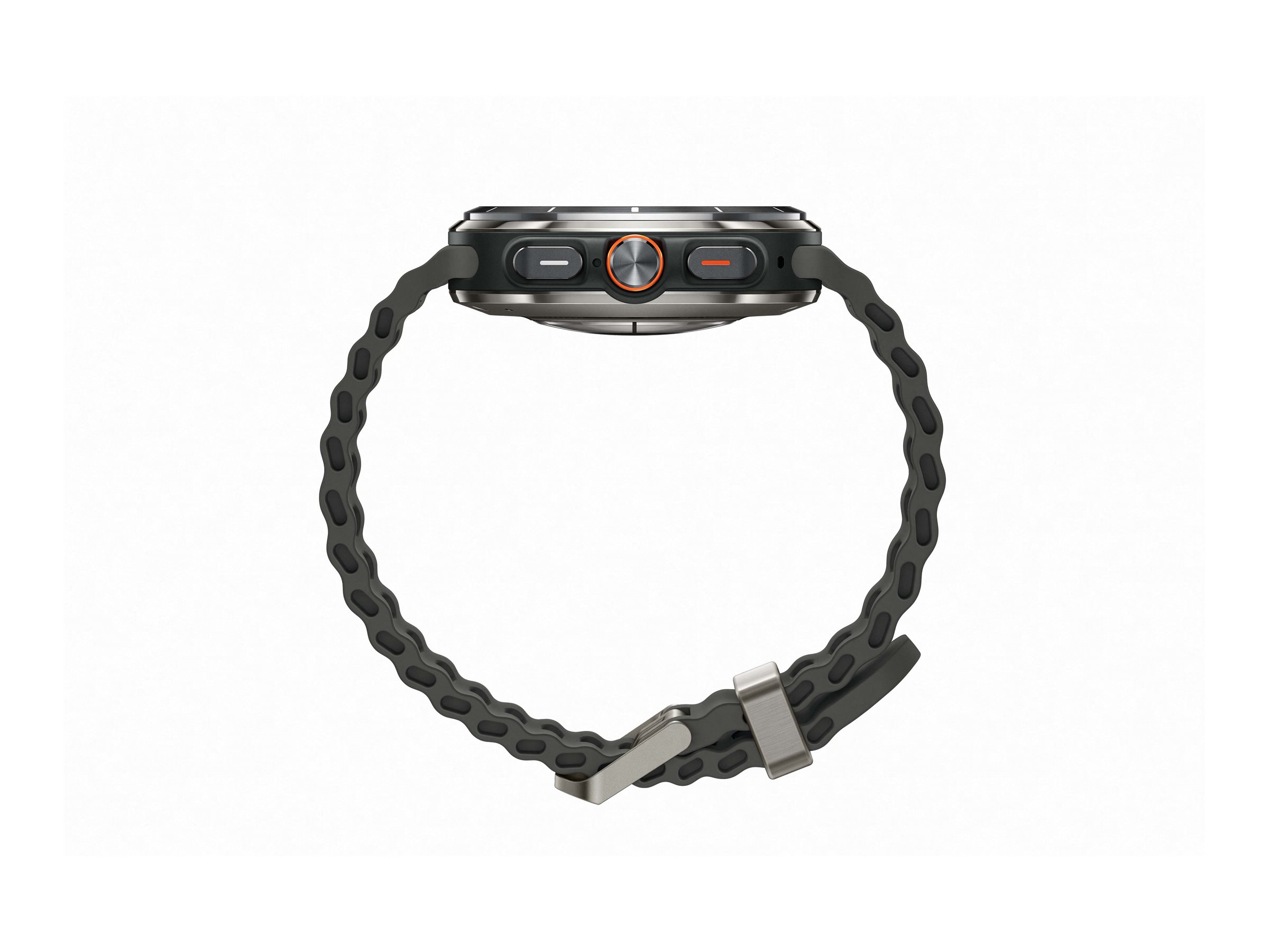 Samsung Galaxy Watch Ultra - 47 mm - Titansilber - intelligente Uhr mit Marineband - Dark Gray - S/M/L - Anzeige 3.73 cm, Ansicht 4