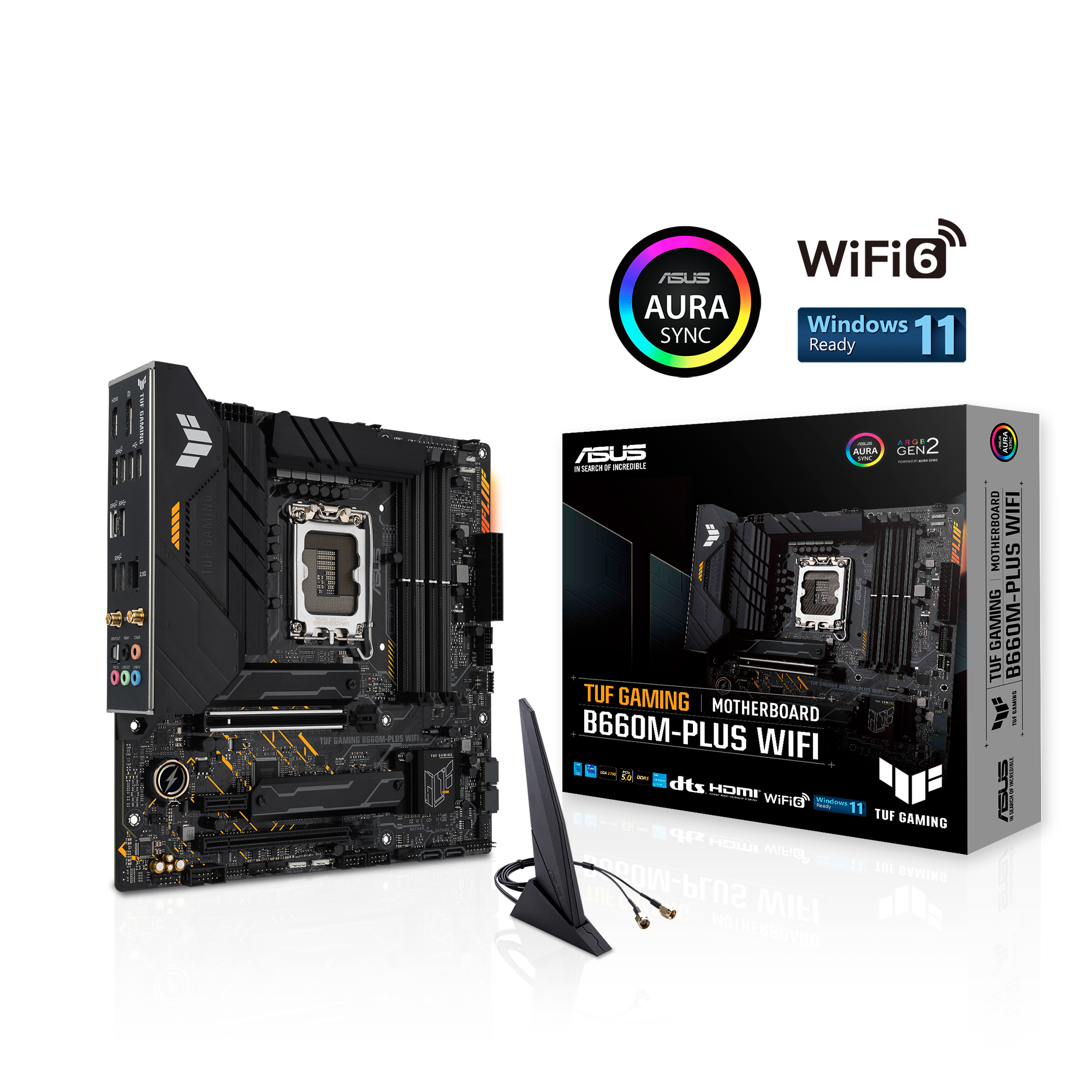 ASUS TUF GAMING B660M-PLUS WIFI - Motherboard - micro ATX - LGA1700-Sockel - B660 Chipsatz, Ansicht 2