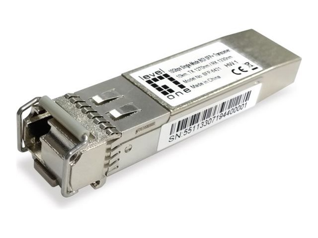 LevelOne SFP-6421 - SFP+-Transceiver-Modul - 10GbE - 10GBASE-BiDi - LC Single-Modus - bis zu 10 km - 1330 (TX)
