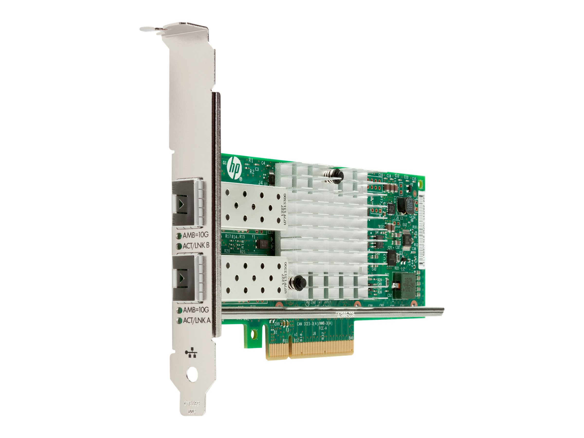 Intel X520 - Netzwerkadapter - PCIe 2.0 x8 Low-Profile - 10 GigE - 2 Anschlüsse - für Workstation Z220, Z230, Z420, Z620, Z820