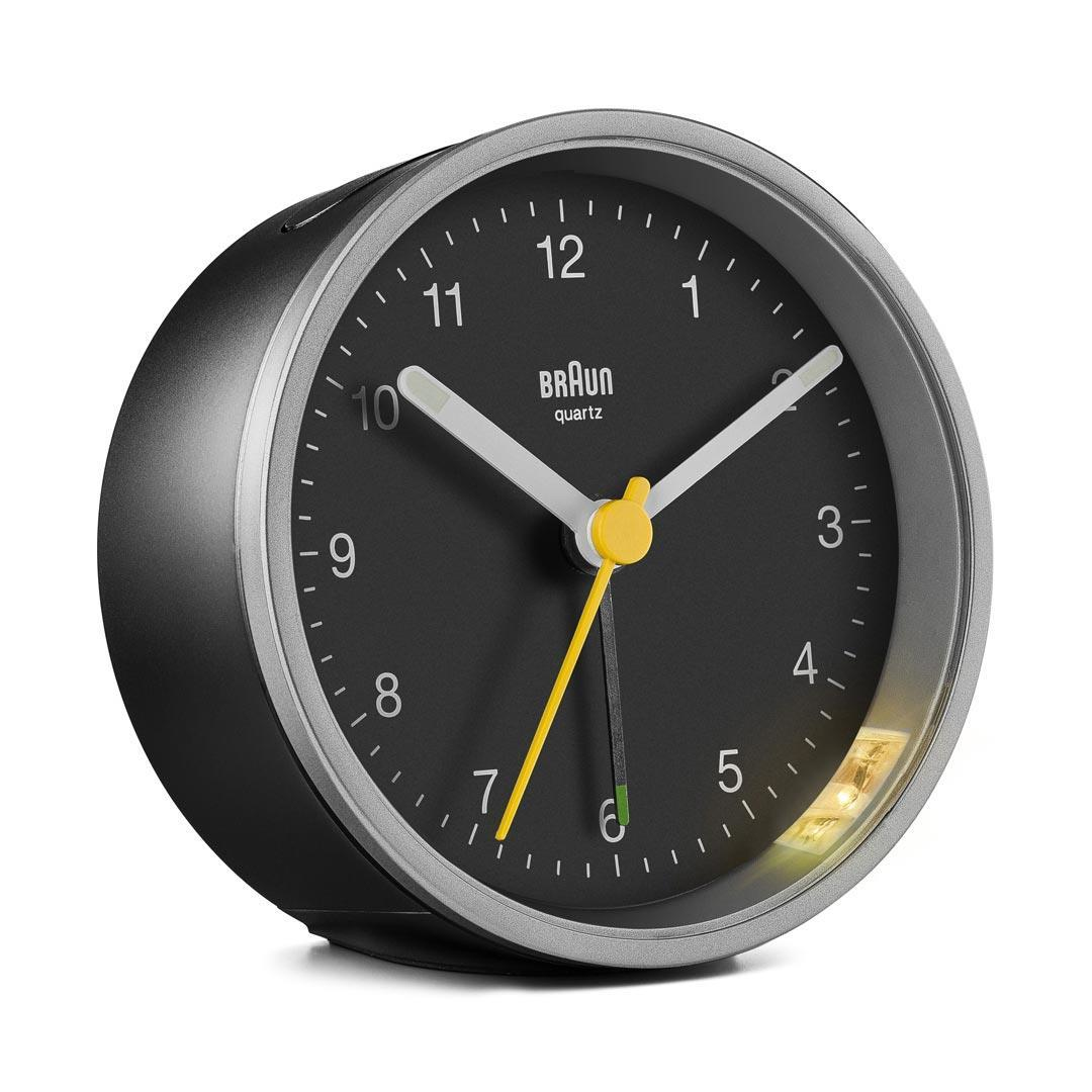 Braun BC12SB - Quarzwecker - Rund - Schwarz - Silber - 12 h - Summer - Akku, Ansicht 3
