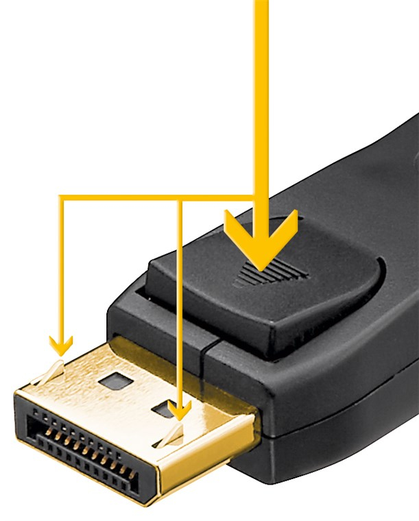 Goobay DisplayPort -Kabel 2.1 54 Gbit/s - 10K/60Hz 8K/120Hz 4K/144Hz Full HD, Ansicht 2