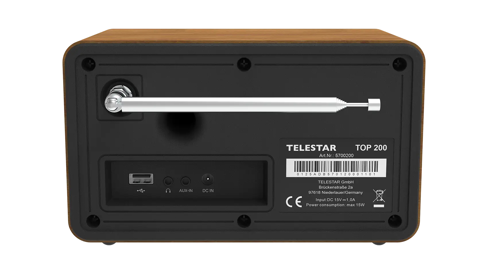Telestar TOP 200 Holz Multifunktionsradios Stationäre Radios, Ansicht 2