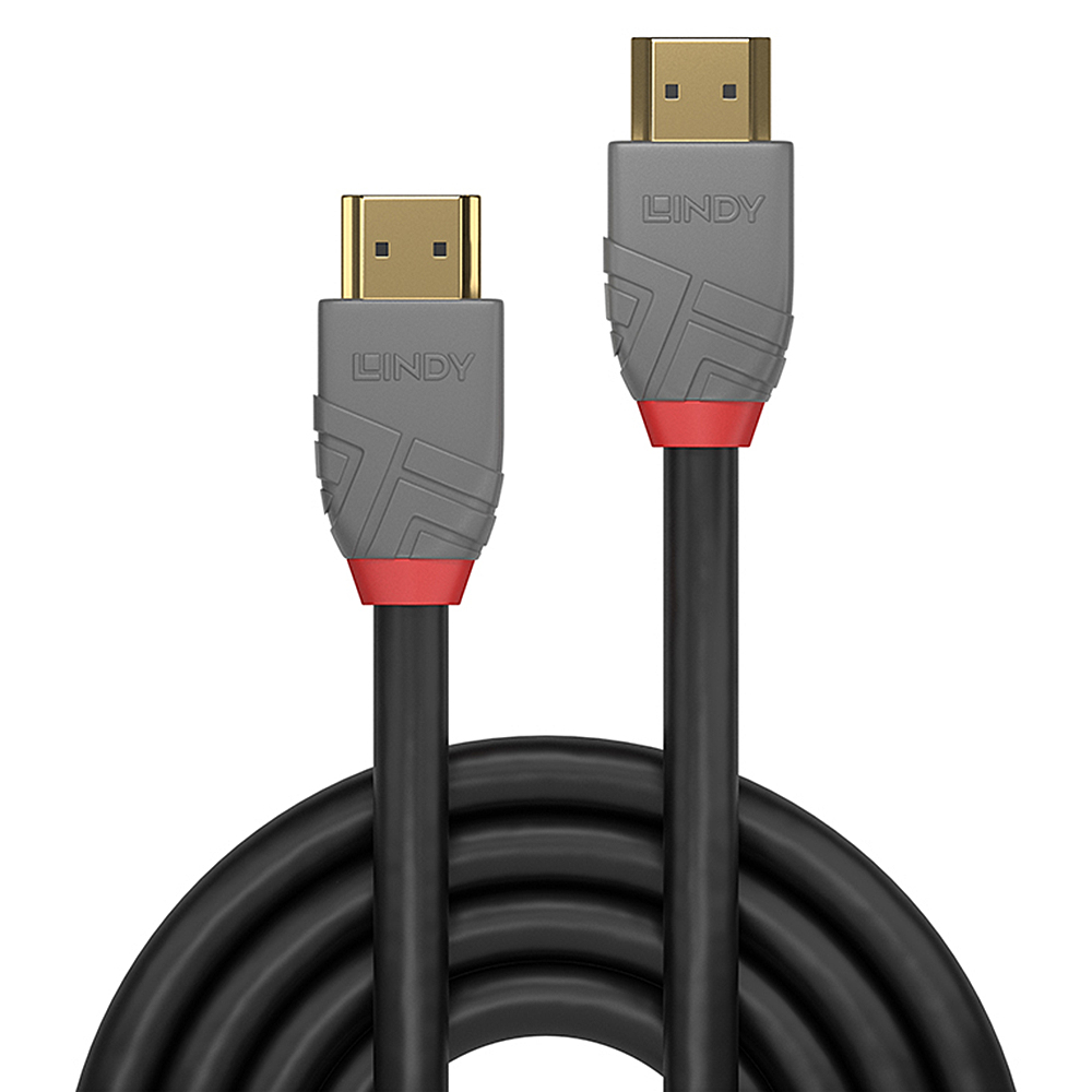Lindy Anthra Line - HDMI mit Ethernetkabel - HDMI männlich bis HDMI männlich, Ansicht 4