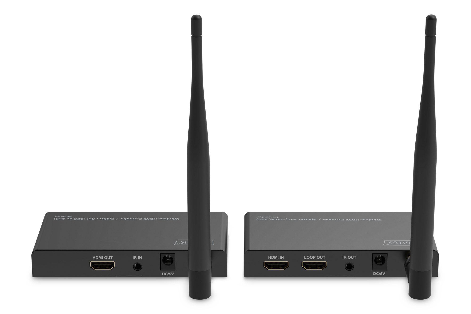 DIGITUS Wireless HDMI Extender / Splitter Set (100 m, 1x4), Ansicht 2