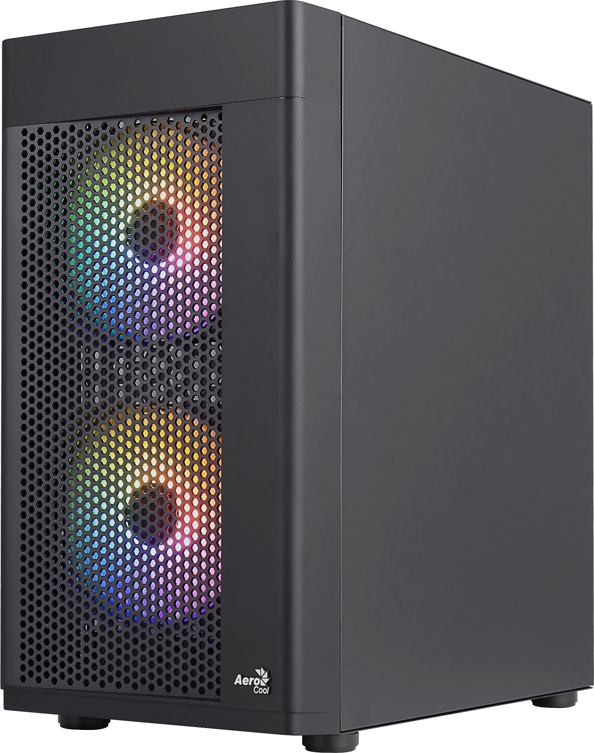 AEROCOOL ADVANCED TECHNOLOGIES Hexform - Mini Tower - PC - Schwarz - micro ATX - Mini-ITX - ABS - SPCC, Ansicht 3