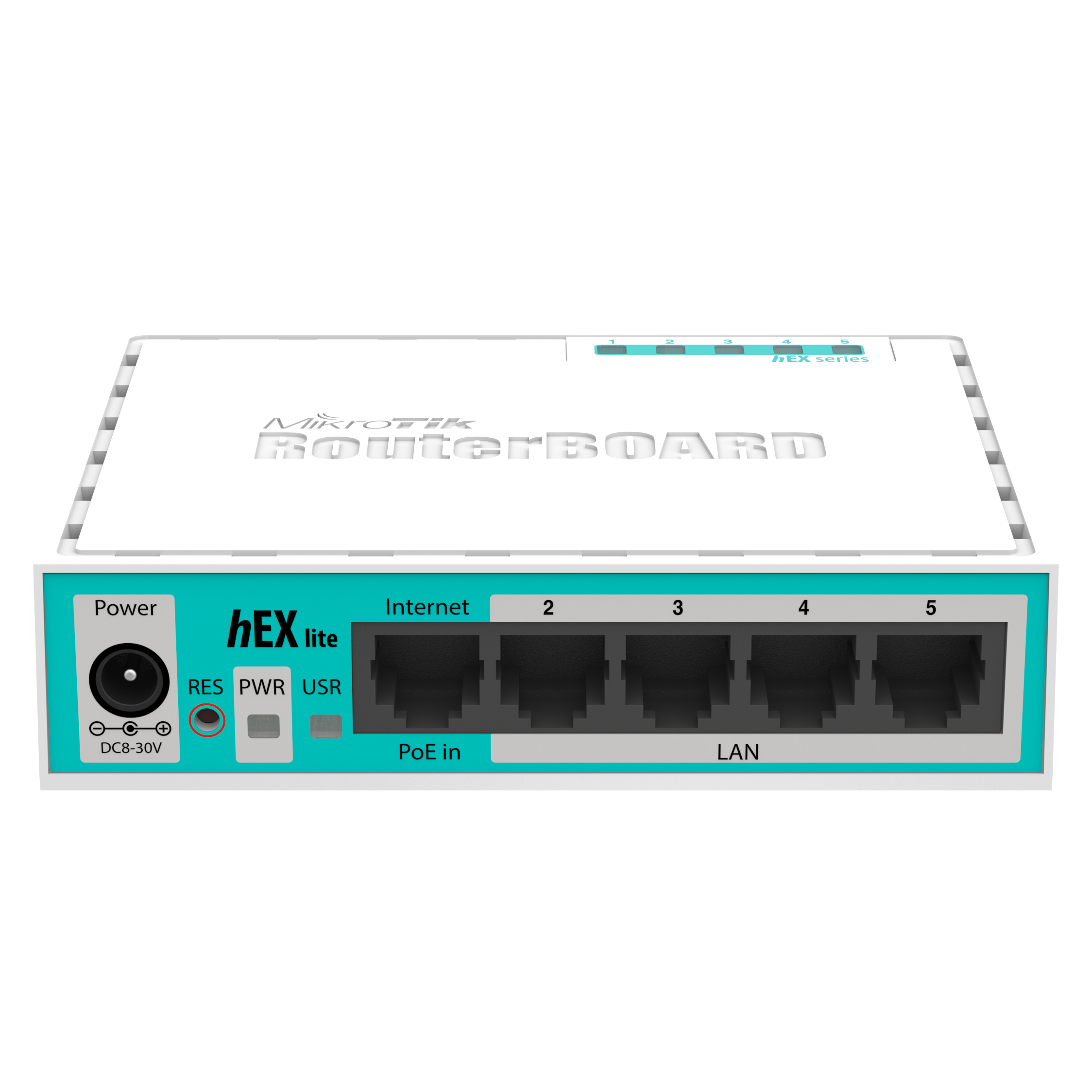 MikroTik RouterBOARD hEX lite RB750r2 - Router, Ansicht 2
