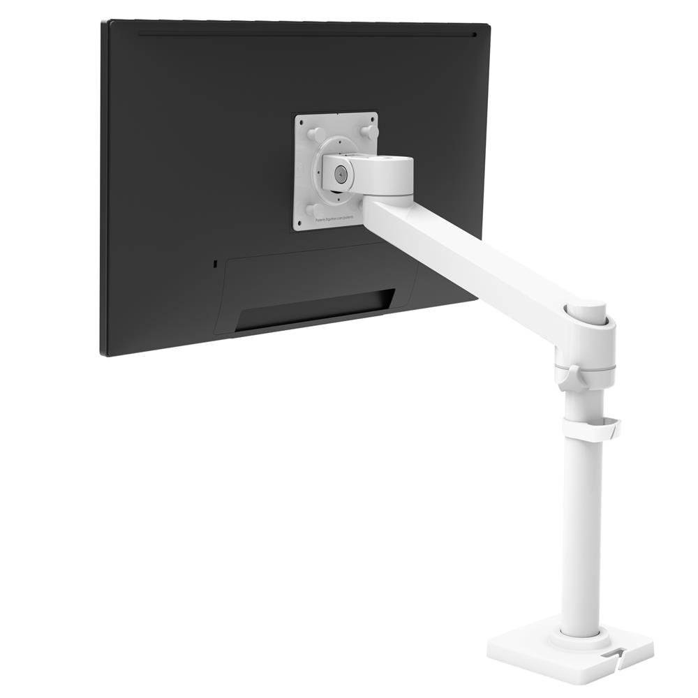 Ergotron NX - Befestigungskit (Stange, Pivot, Basis, Arm-Einheit, Befestigungsmaterialien) - für Monitor - weiß, Ansicht 2