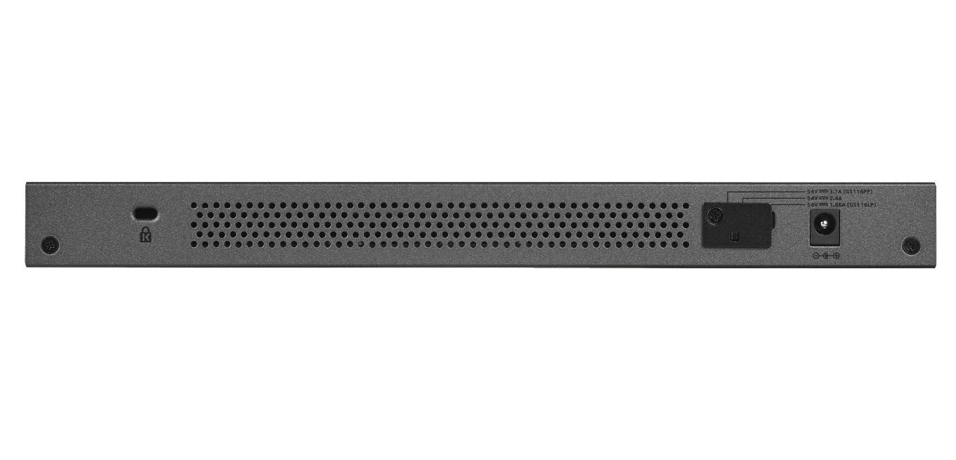 Netgear GS116PP - Switch - unmanaged - 16 x 10/100/1000 (PoE+), Ansicht 2