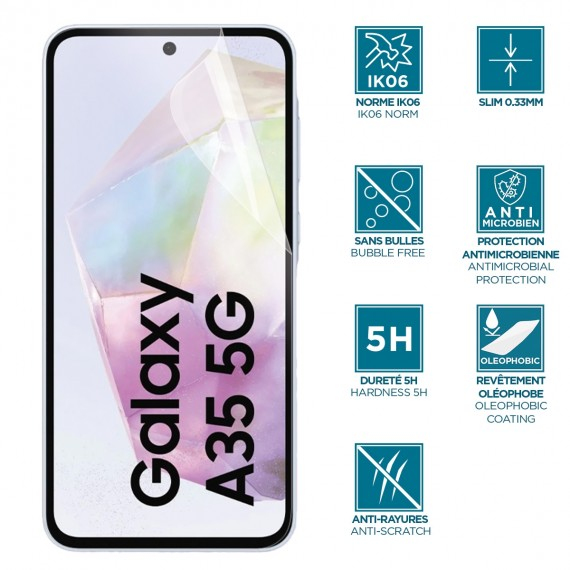 Mobilis Screen Protect Anti-Shock IK06 Clear Galaxy A35/55, Ansicht 3