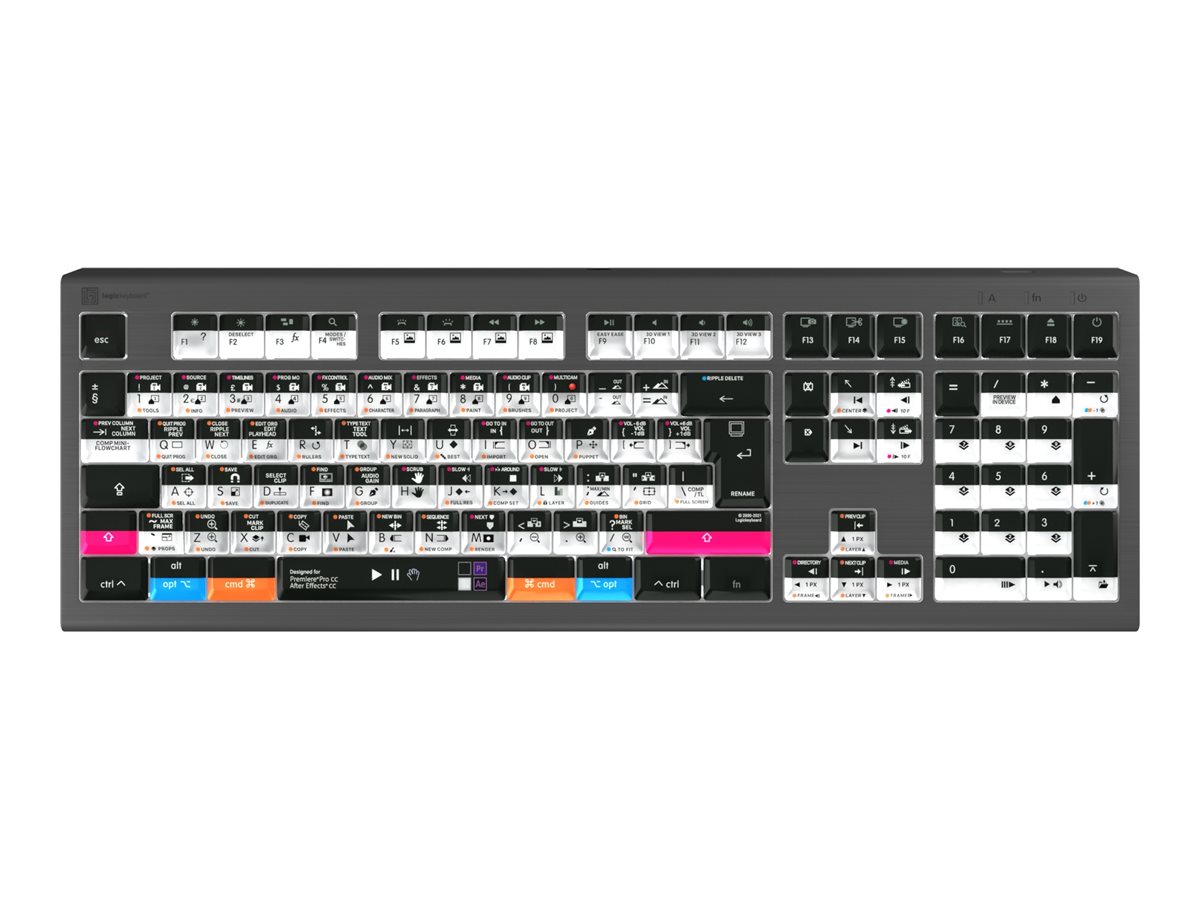 Logickeyboard Adobe Filmmaker - Premiere Pro & After Effects Astra 2