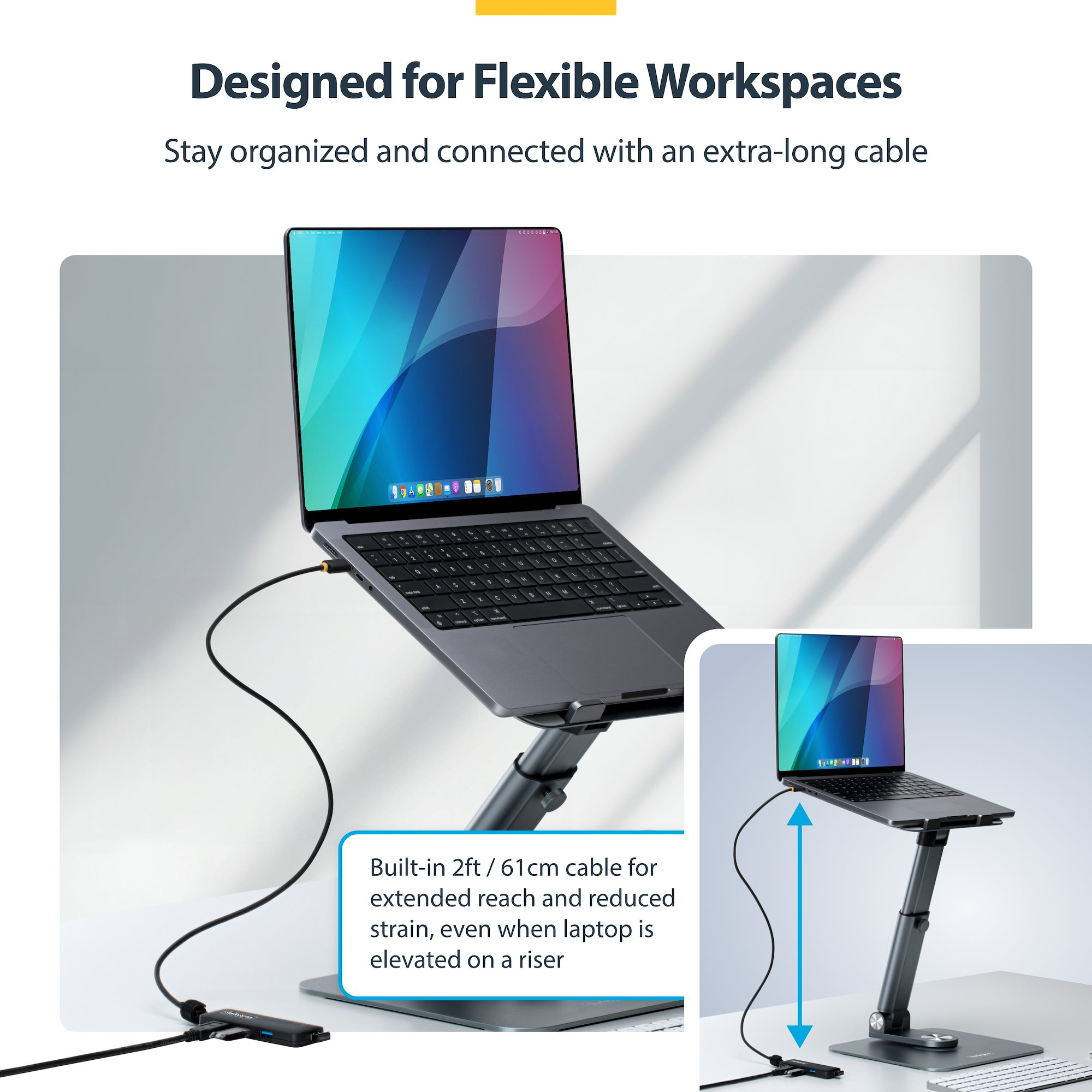 StarTech.com Hub - 4 x USB 3.2 Gen 1 - Desktop, Ansicht 4