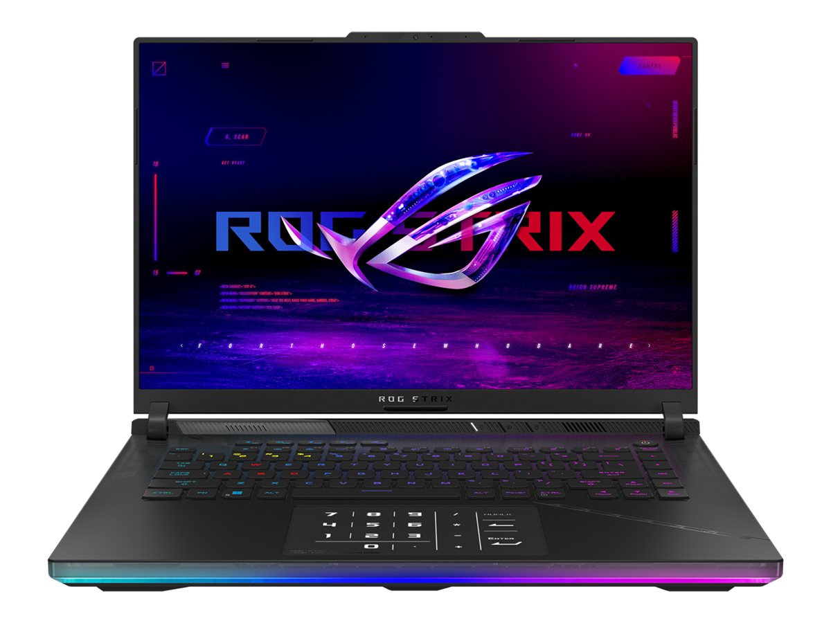 ASUS ROG Strix SCAR 16 G634JYR-RA029W - Intel Core i9 i9-14900HX  2.2 GHz - Win 11 Home - GeForce RTX 4090 - 32 GB RAM - 1 TB SSD NVMe - 40.6 cm (16)