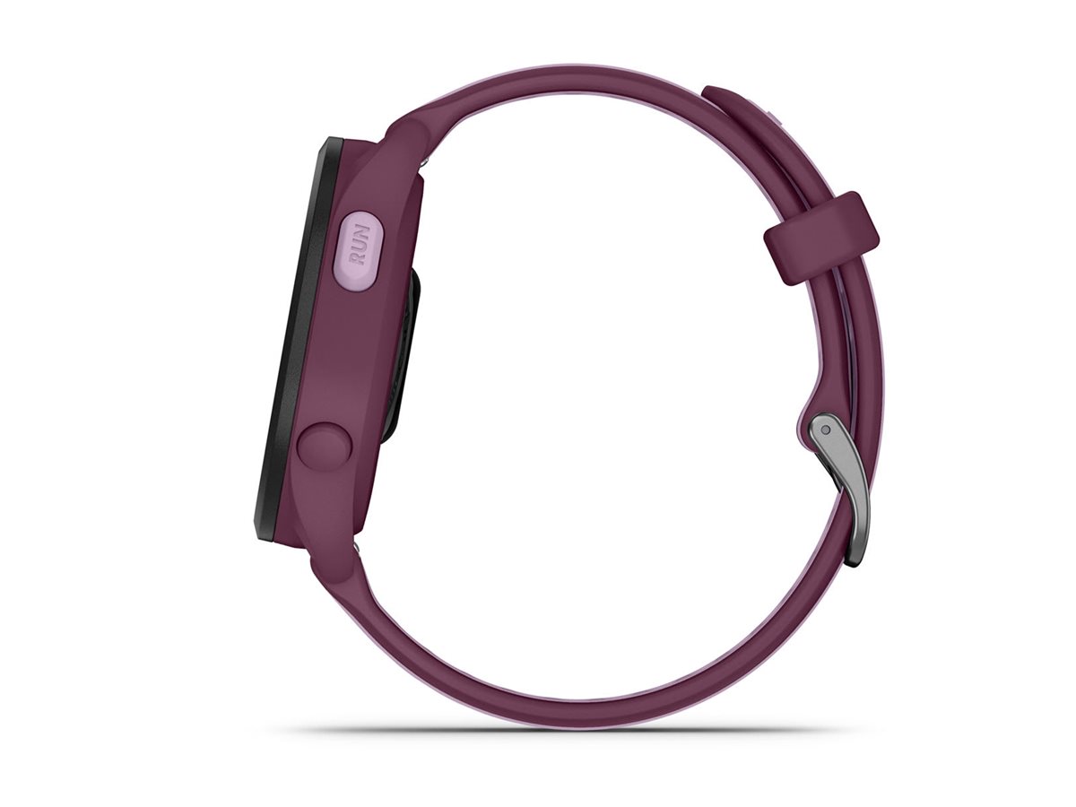 Garmin Forerunner 165 Music - Berry - Sportuhr mit Band - Flieder - Handgelenkgröße: 126-203 mm - Anzeige 3 cm (1.2), Ansicht 5