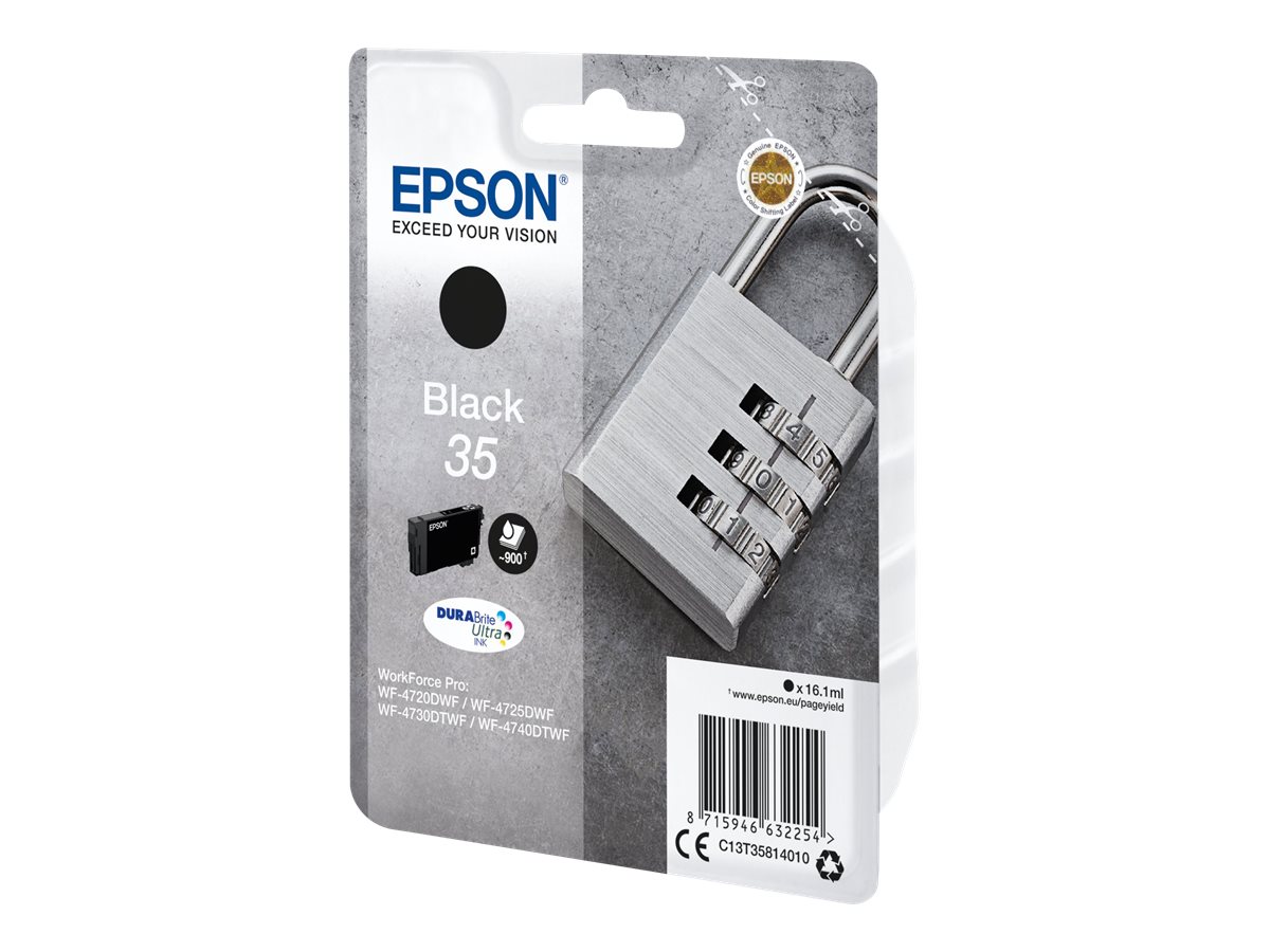 Epson 35 - 16.1 ml - Schwarz - original - Blisterverpackung