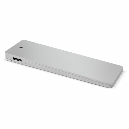 OWC Aura Pro 6G - 250 GB - Micro-USB B - 3.2 Gen 1 (3.1 Gen 1) - 530 MB/s - Silber, Ansicht 4