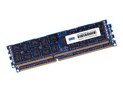 OWC DDR3 - kit - 64 GB: 2 x 32 GB - DIMM 240-PIN - 1333 MHz  PC3-10600 - CL9 - 1.5 V - registriert - ECC - für Apple Mac Pro (Ende 2013)